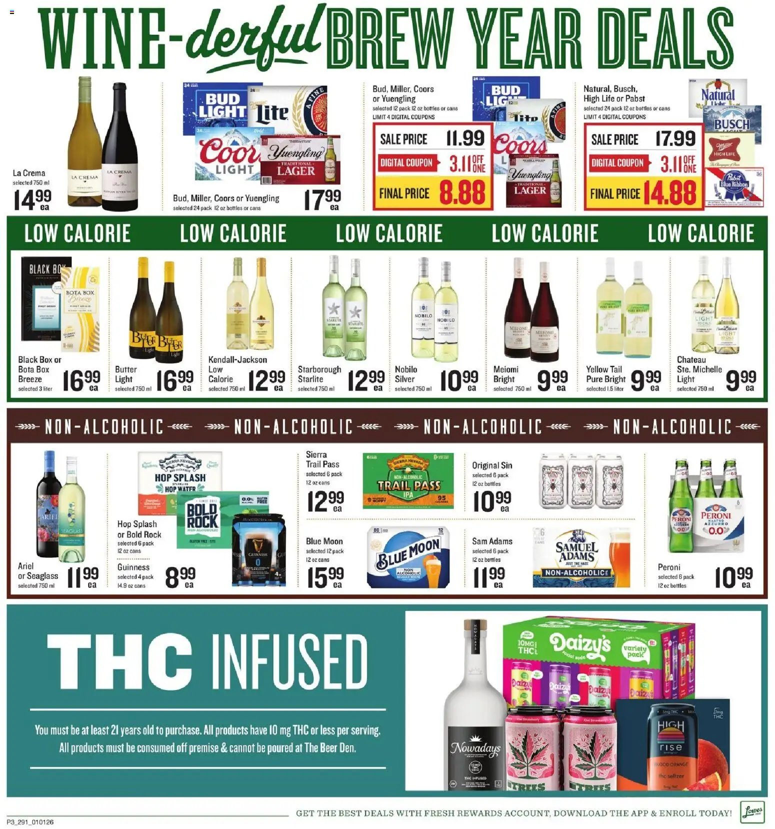 Lowes Foods offer from 01/01/2026 Weekly Ad