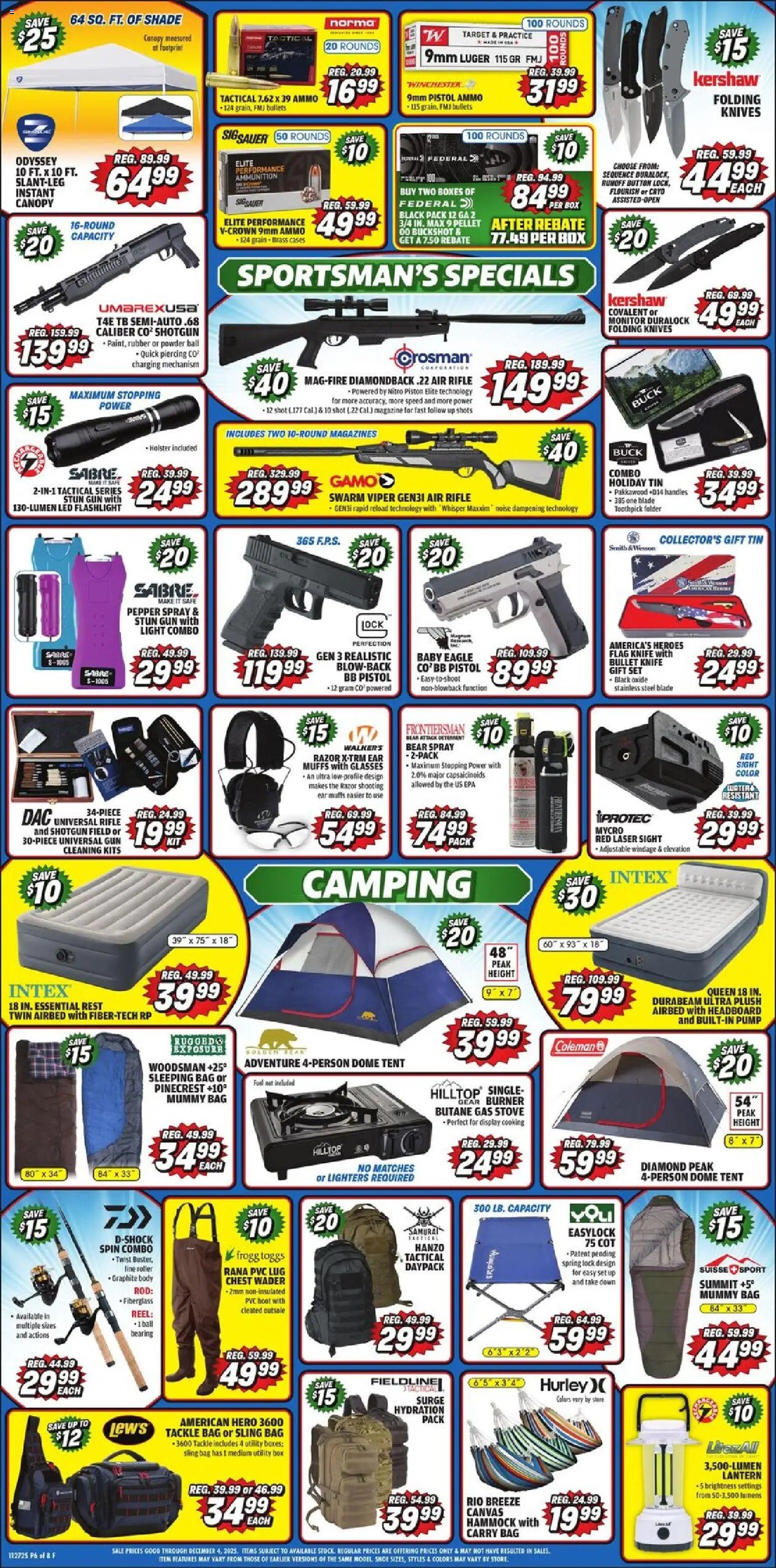 Big 5 Sporting Goods offer from 12/01/2025 Weekly Ad
