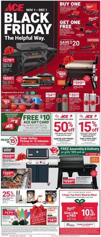 ACE Hardware offer from 11/01/2025 Black Friday