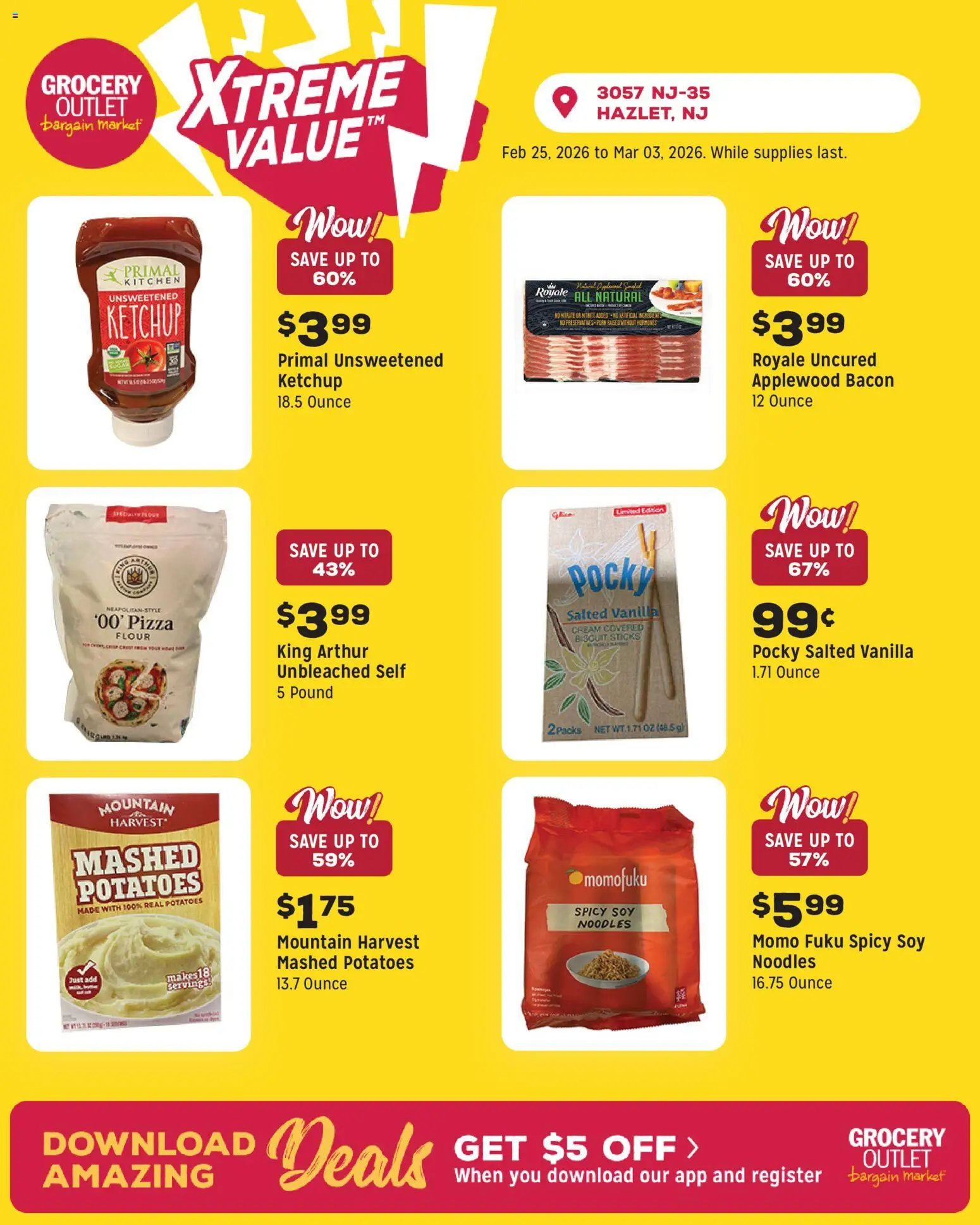 Grocery Outlet offer from 02/25/2026 Weekly Ad
