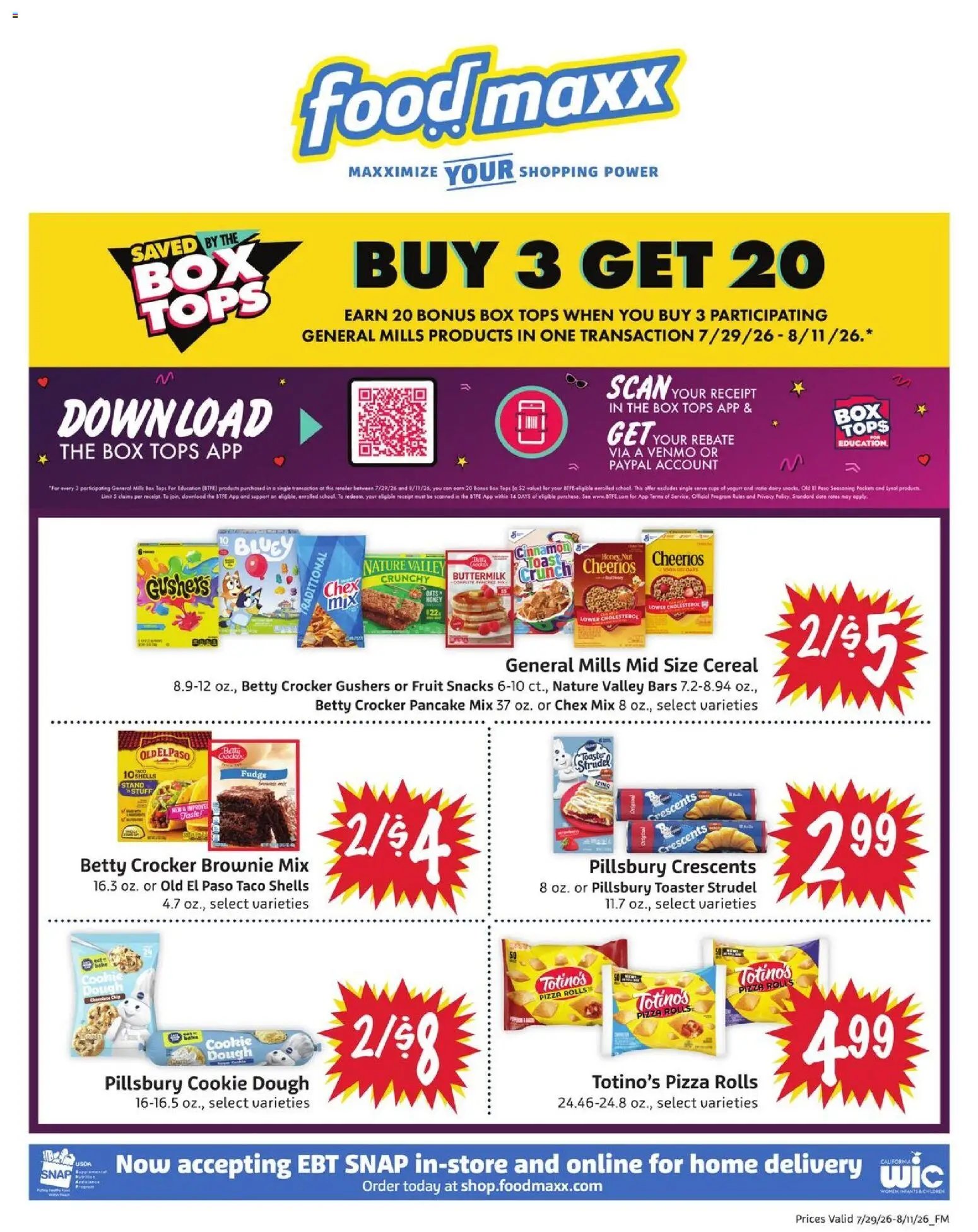 FoodMaxx offer from 07/29/2026 FoodMaxx Weekly Ad - NV