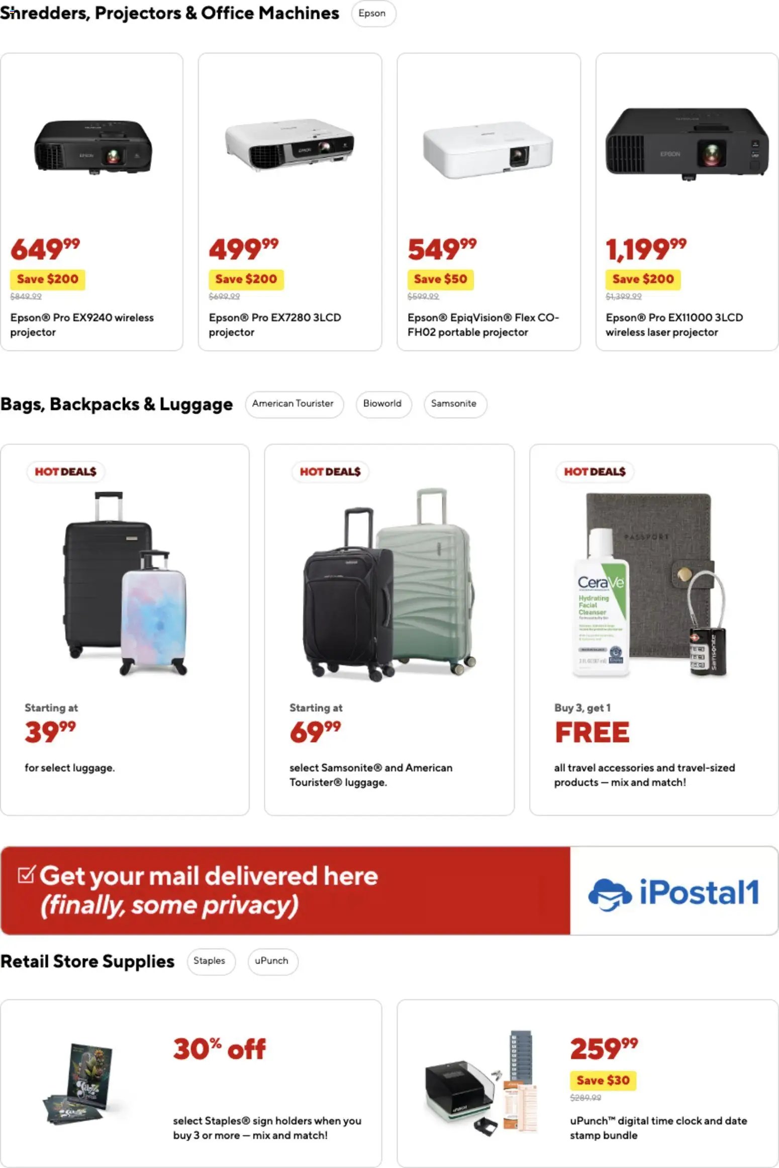 Staples offer from 11/16/2025 Weekly Ad