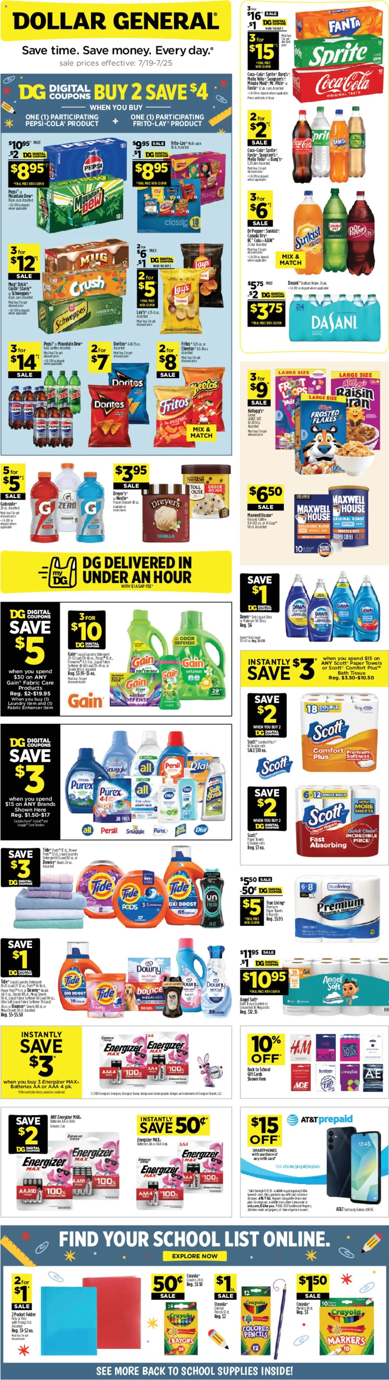 Dollar General offer from 07/19/2026 Dollar General Weekly Ad - TX