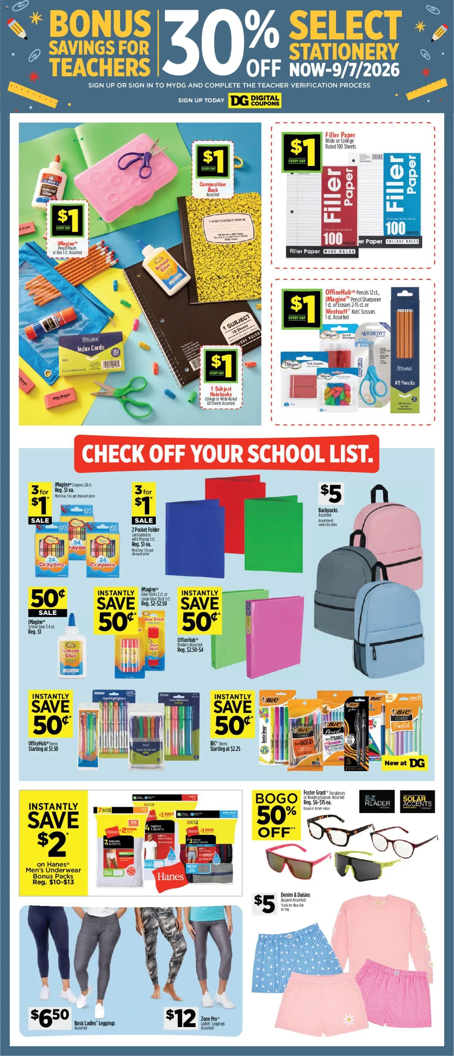 Dollar General offer from 07/19/2026 Dollar General Weekly Ad - TX