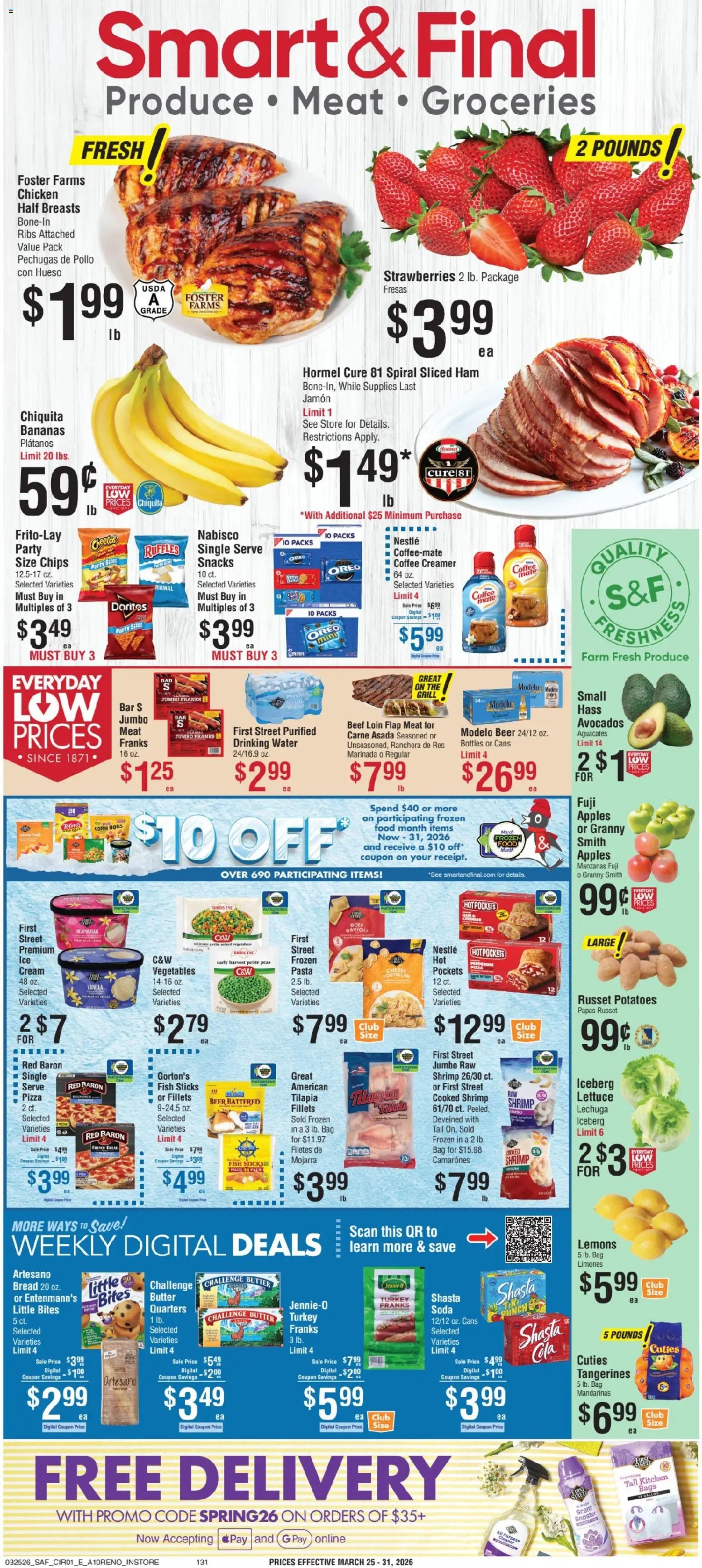 Smart & Final offer from 03/25/2026 Smart & Final Weekly Ad