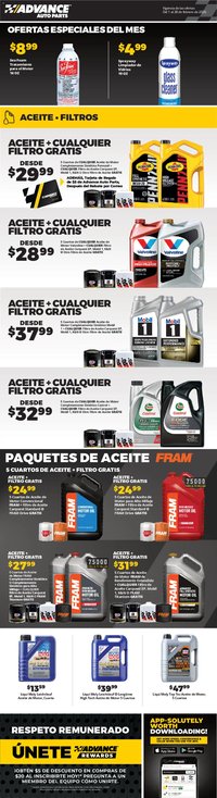 Advance Auto Parts offer from 02/01/2026 Weekly Ad - Spanish
