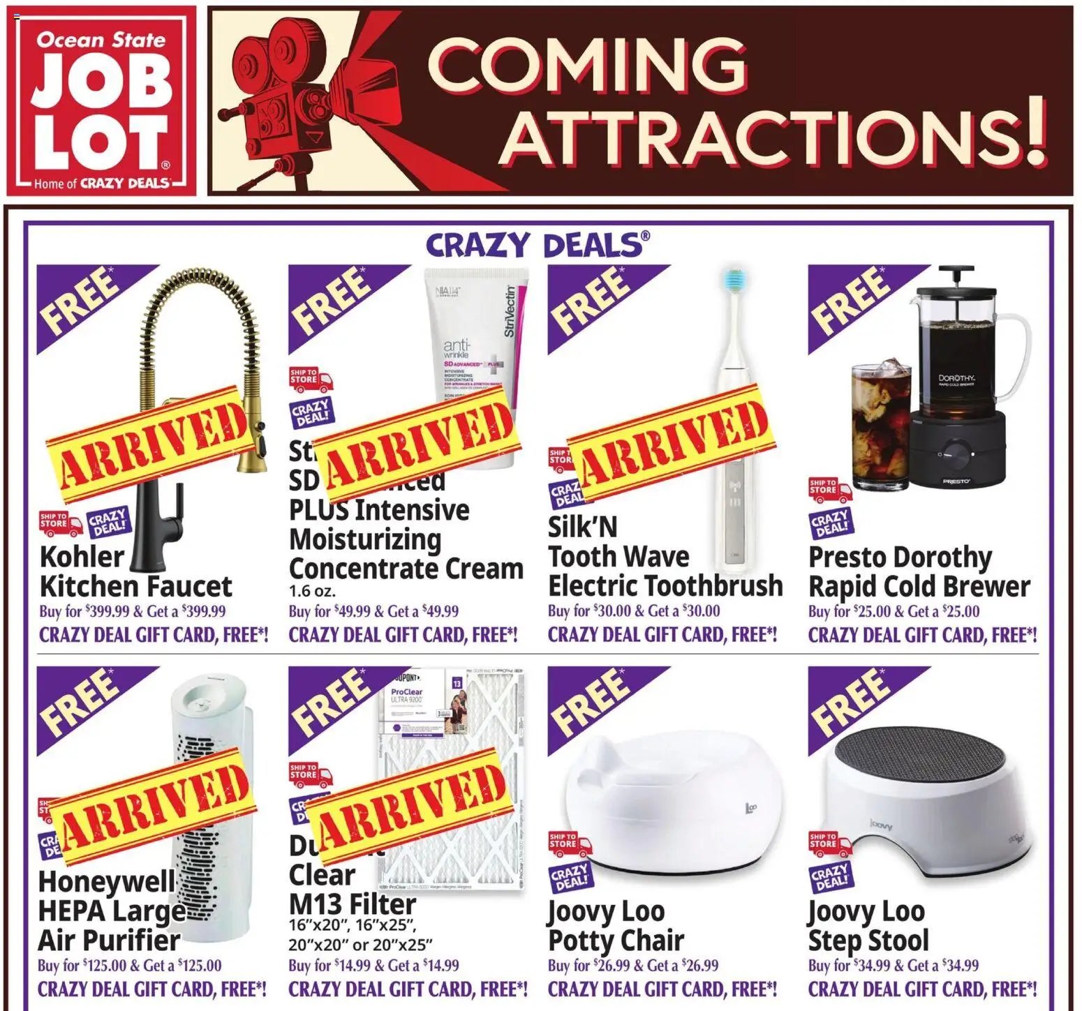 Ocean State Job Lot offer from 06/18/2026 Ocean State Job Lot Coming Attractions