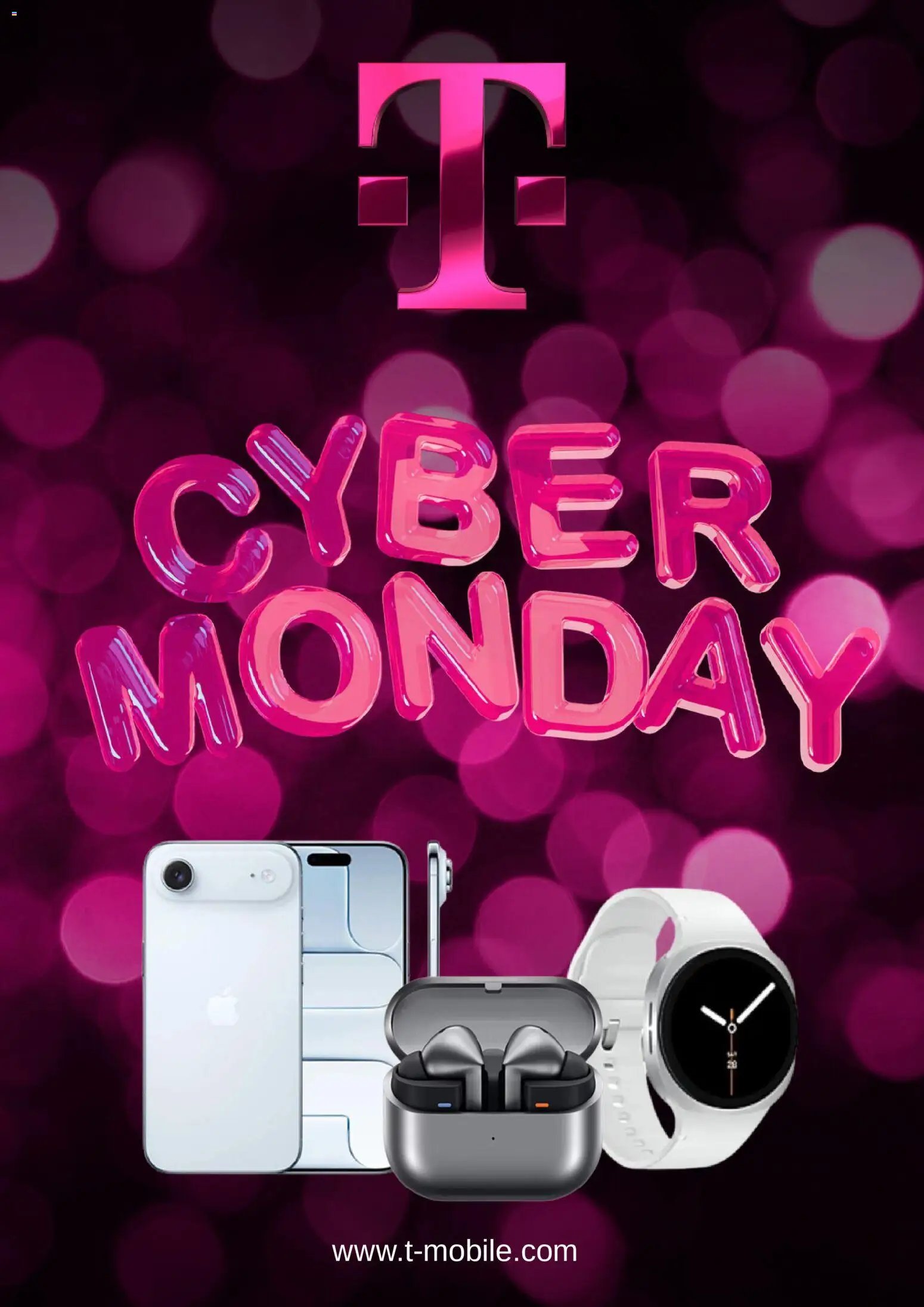 T-mobile offer from 11/30/2025 Cyber Monday