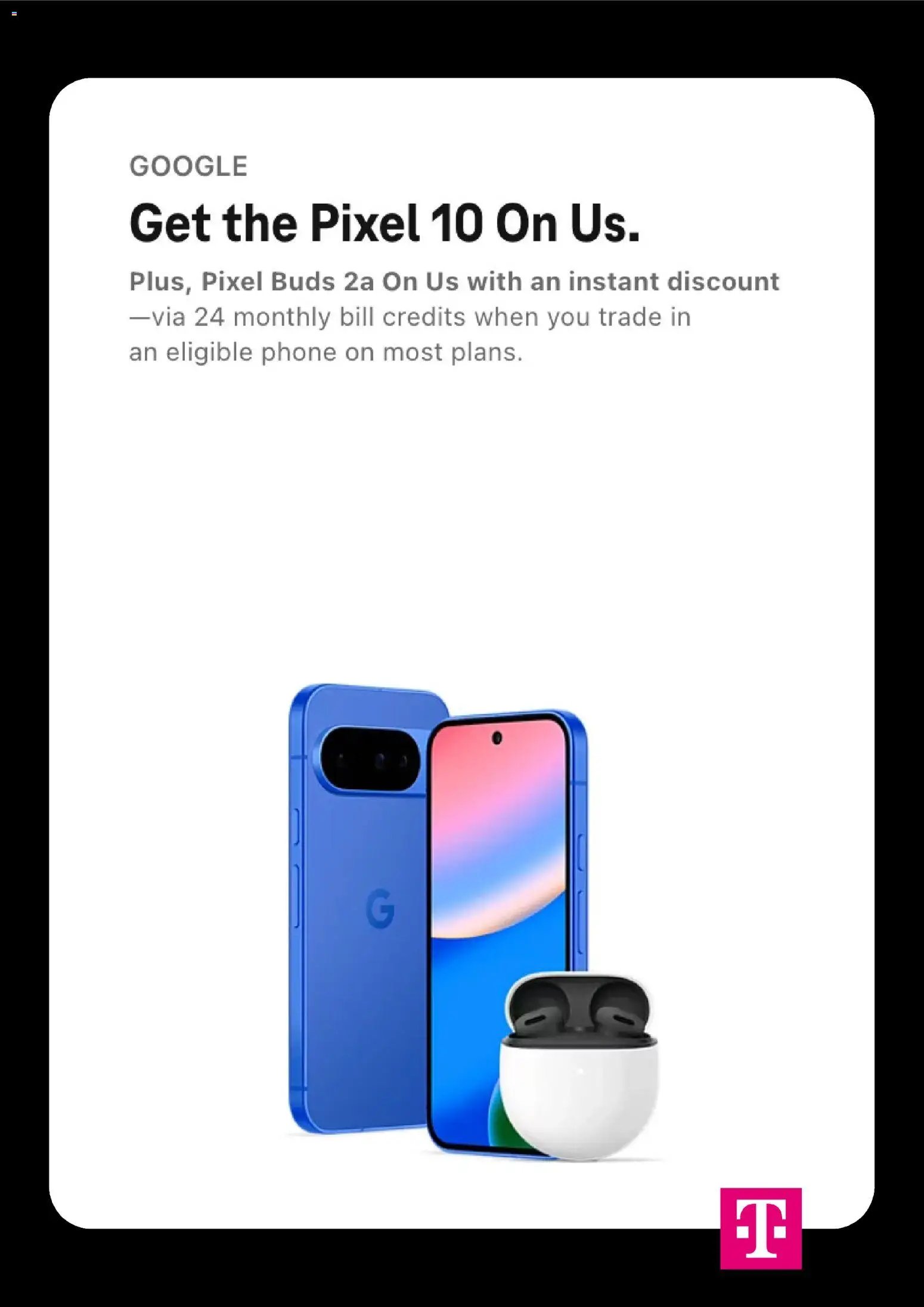 T-mobile offer from 11/30/2025 Cyber Monday