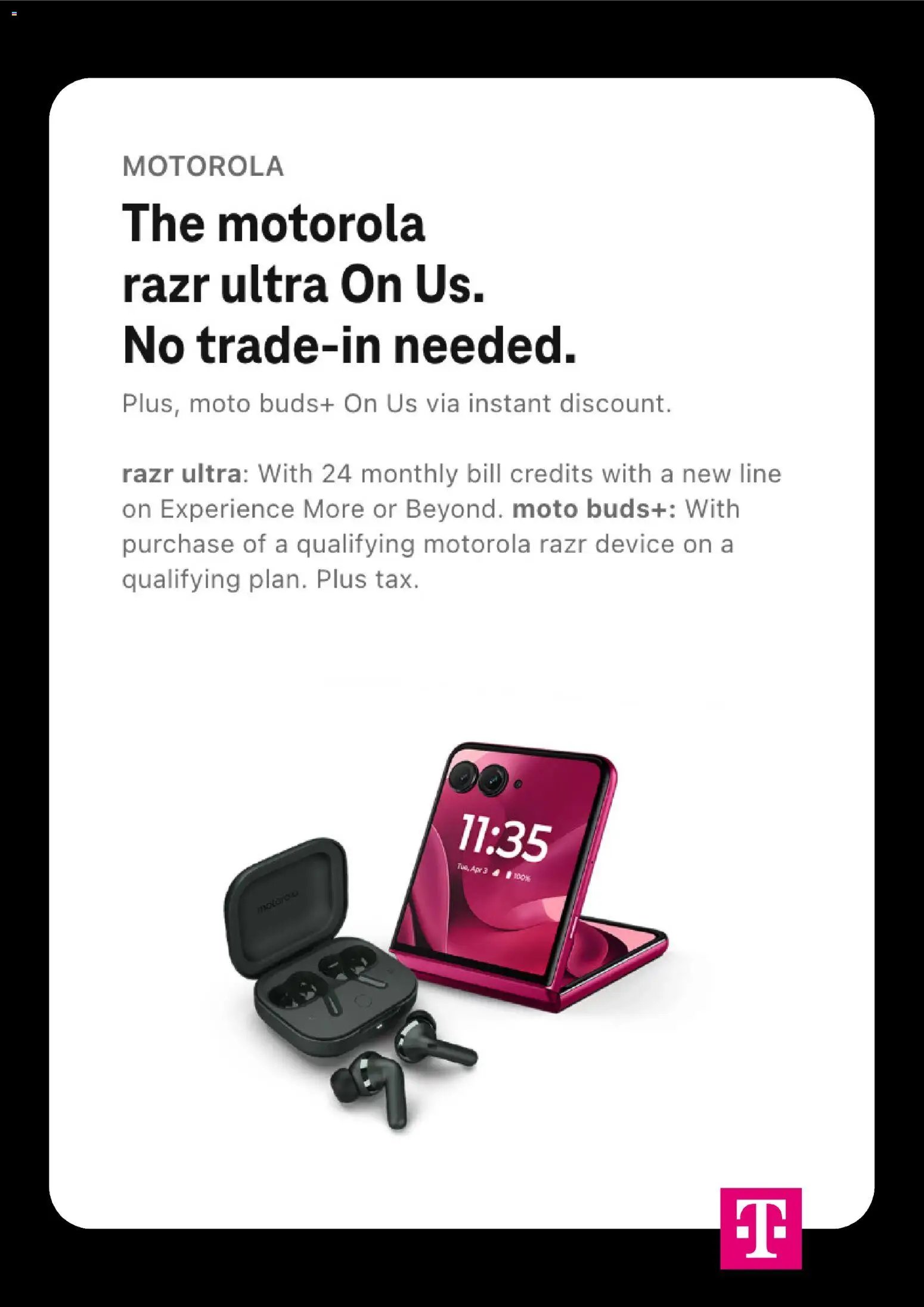 T-mobile offer from 11/30/2025 Cyber Monday