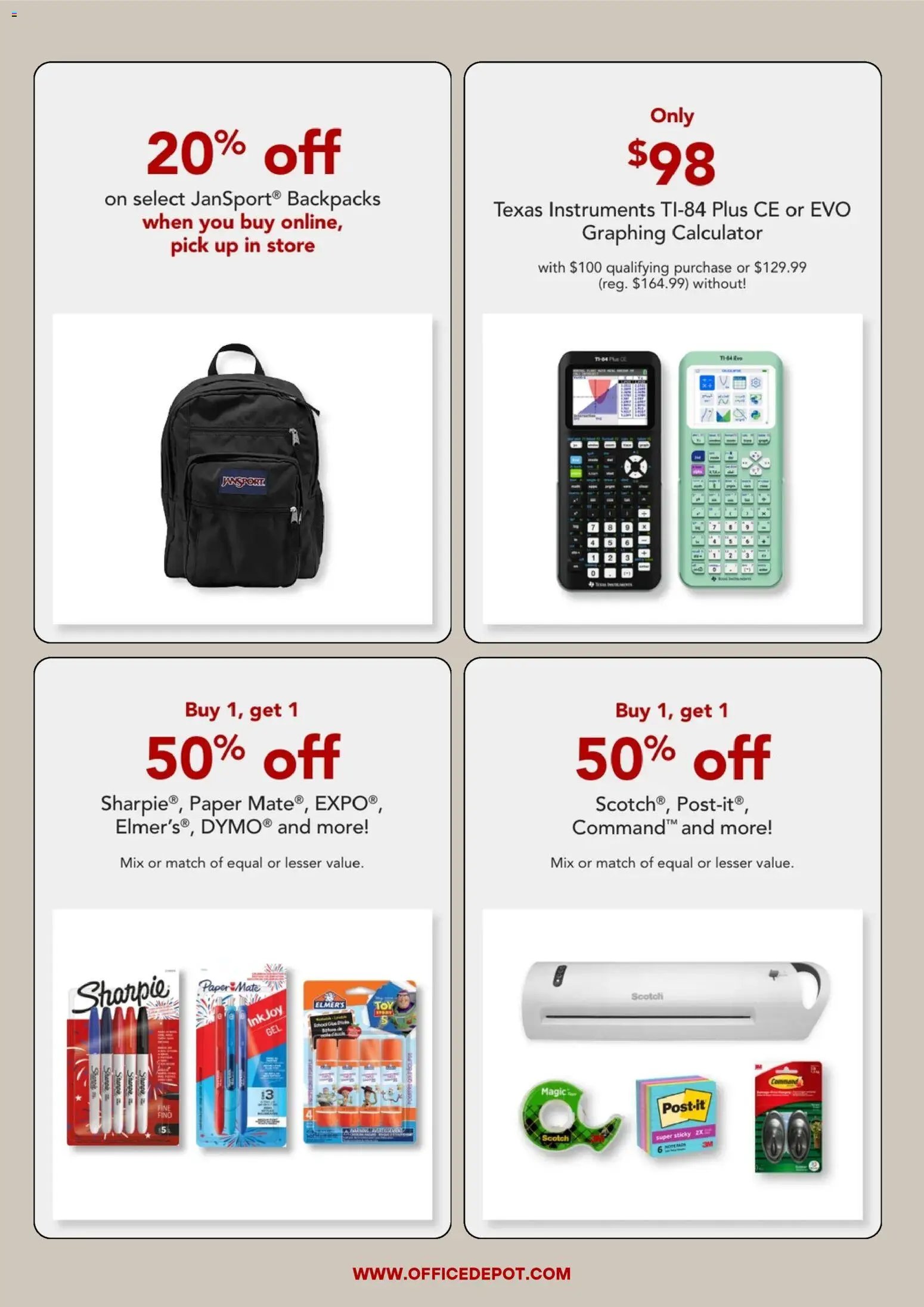 Office Depot offer from 07/06/2026 Office Depot Weekly Ad