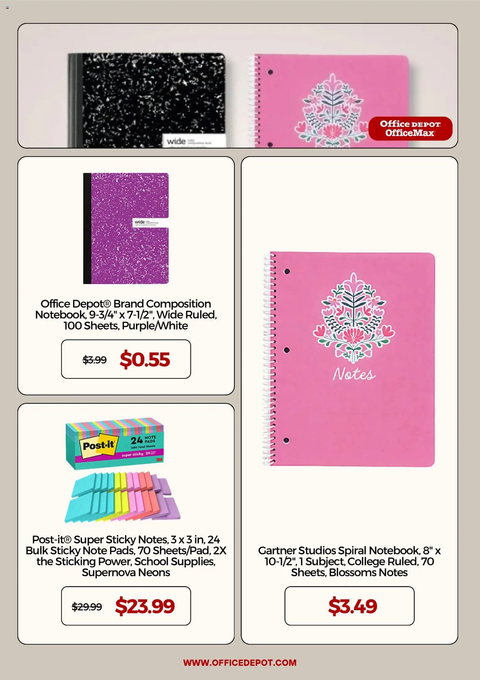 Office Depot offer from 07/06/2026 Office Depot Weekly Ad