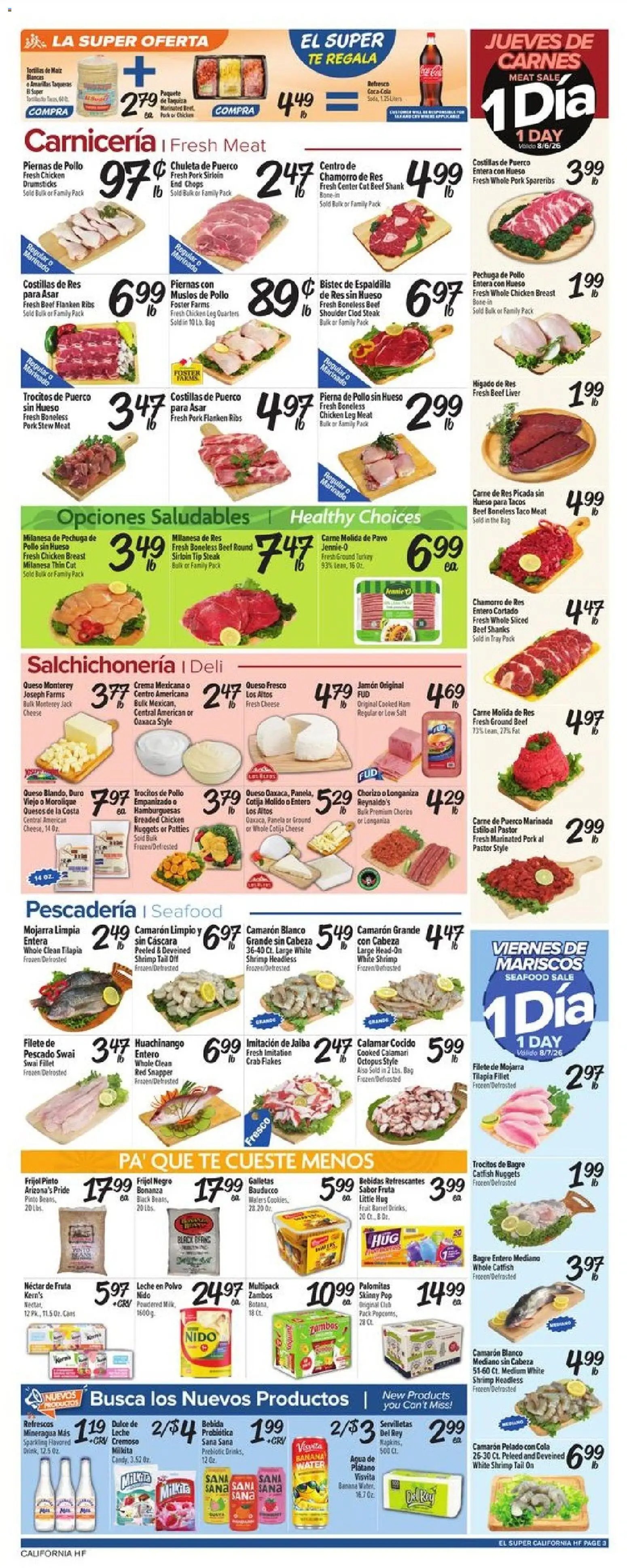 El Super offer from 08/05/2026 El Super Weekly Ad - CA