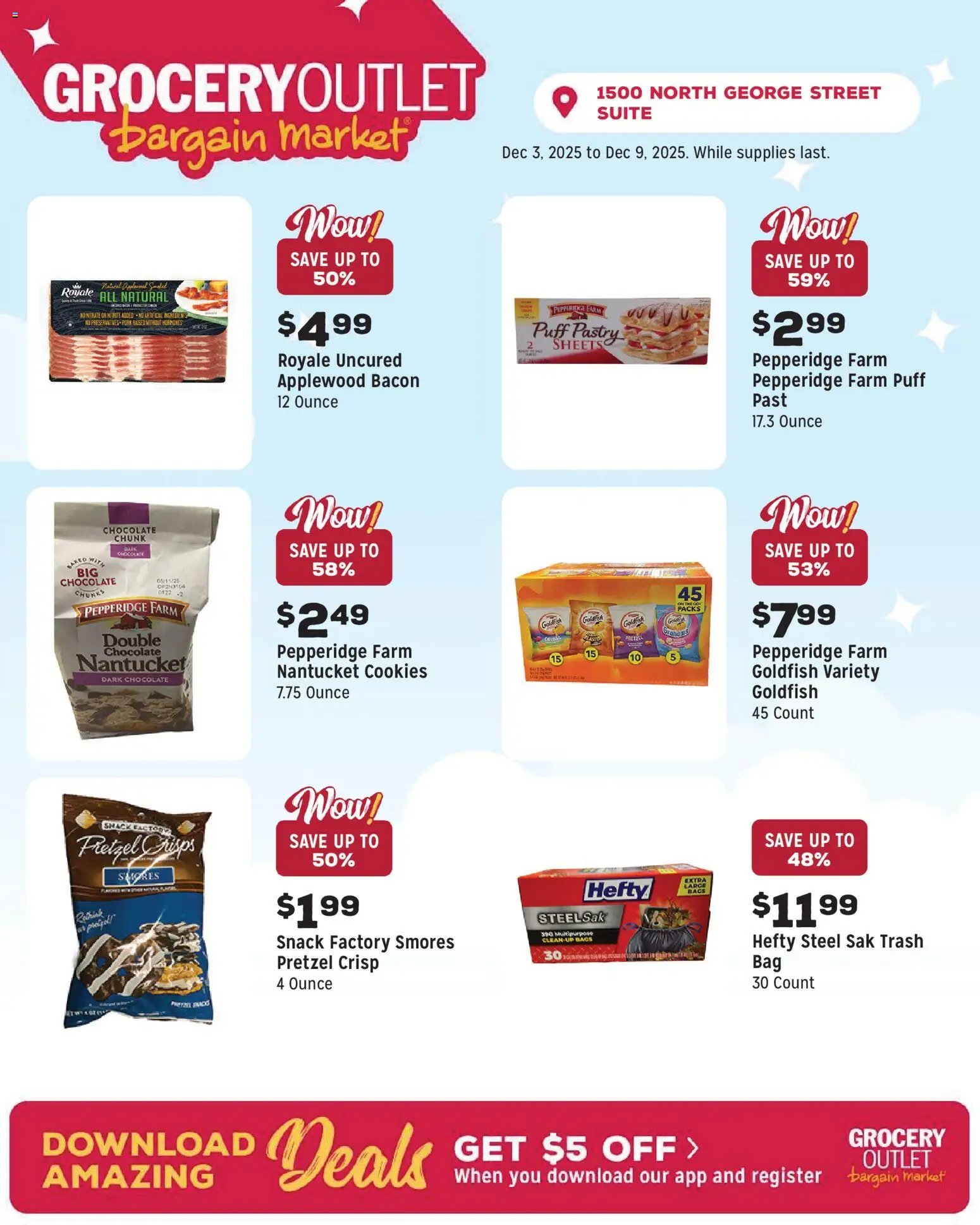 Grocery Outlet offer from 12/03/2025 Weekly Ad - PA