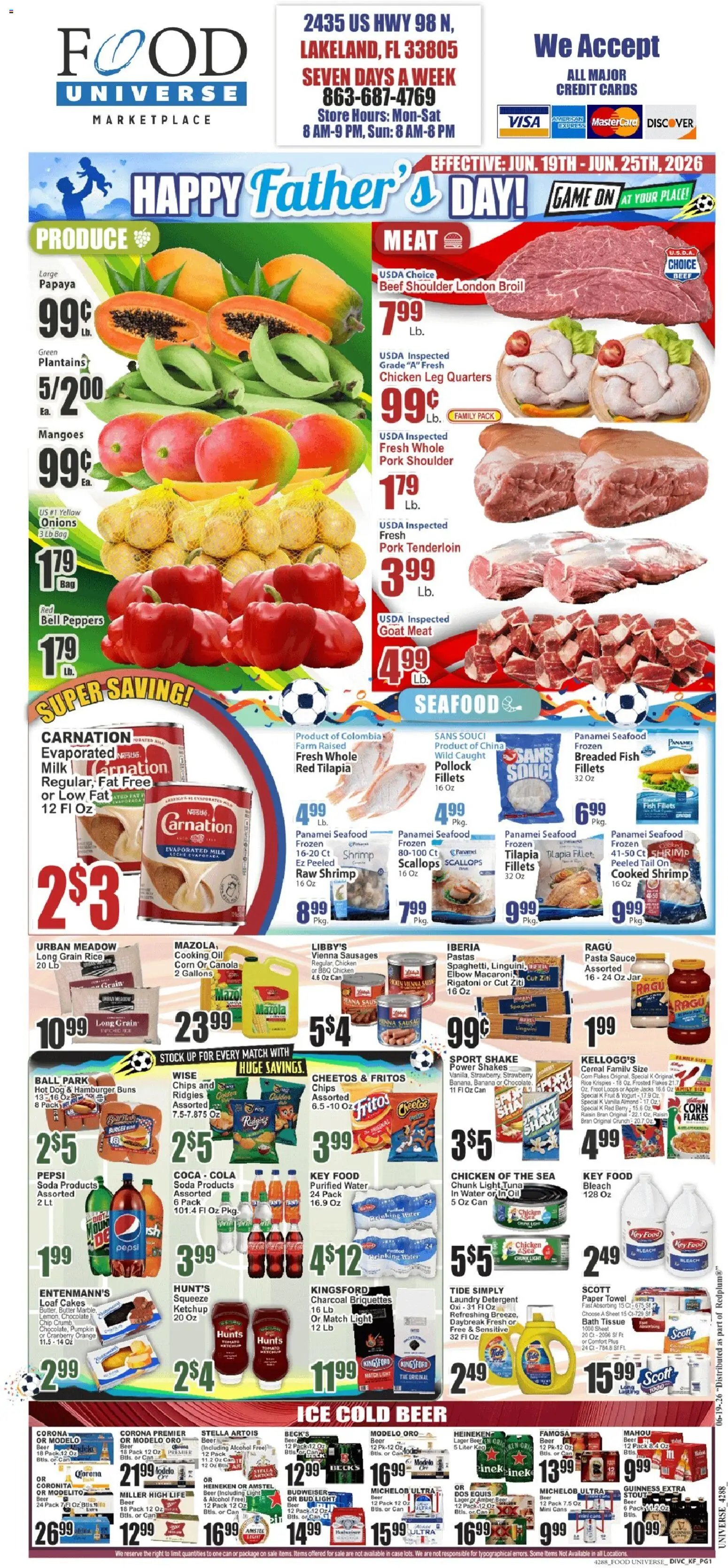 Food Universe offer from 06/19/2026 Food Universe Weekly Ad