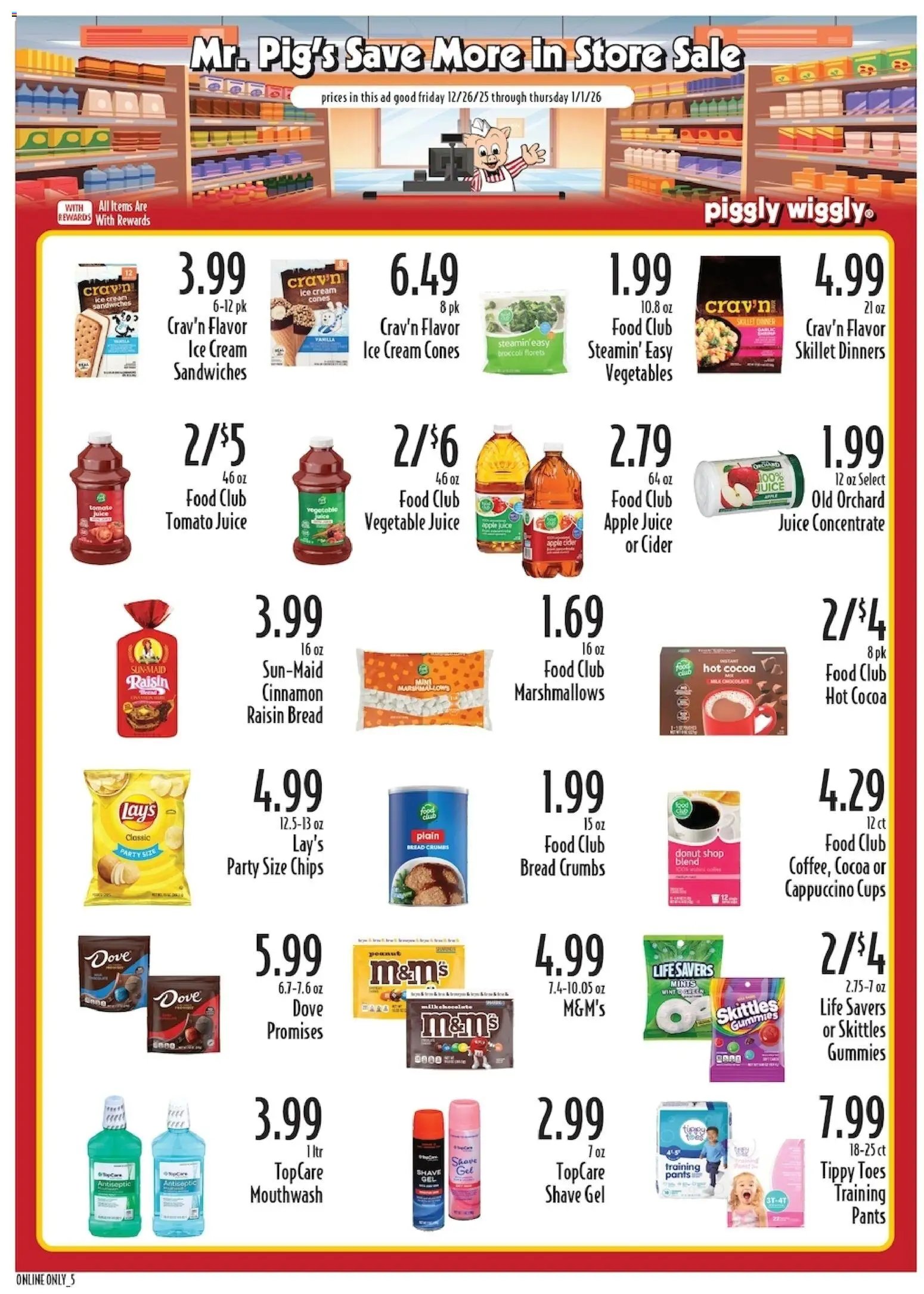Piggly Wiggly offer from 12/26/2025 Weekly Ad