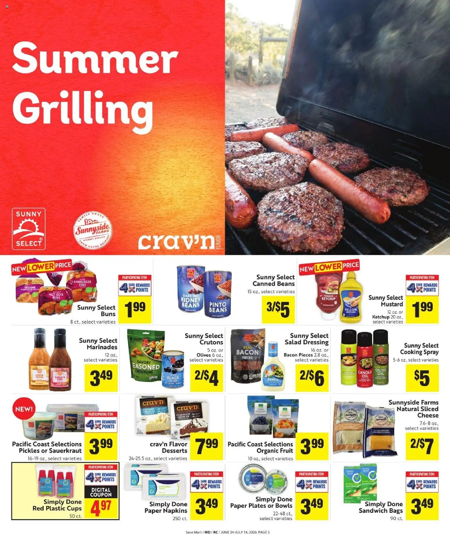 Save Mart offer from 06/24/2026 Save Mart Online Savings Guide