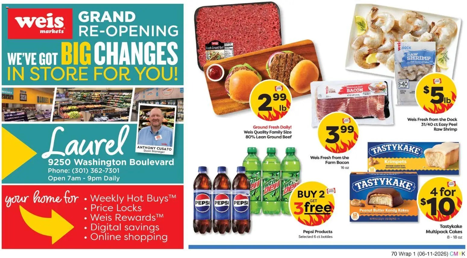 Weis offer from 06/11/2026 Weis Grand Opening