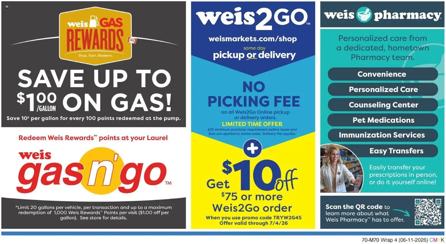Weis offer from 06/11/2026 Weis Grand Opening