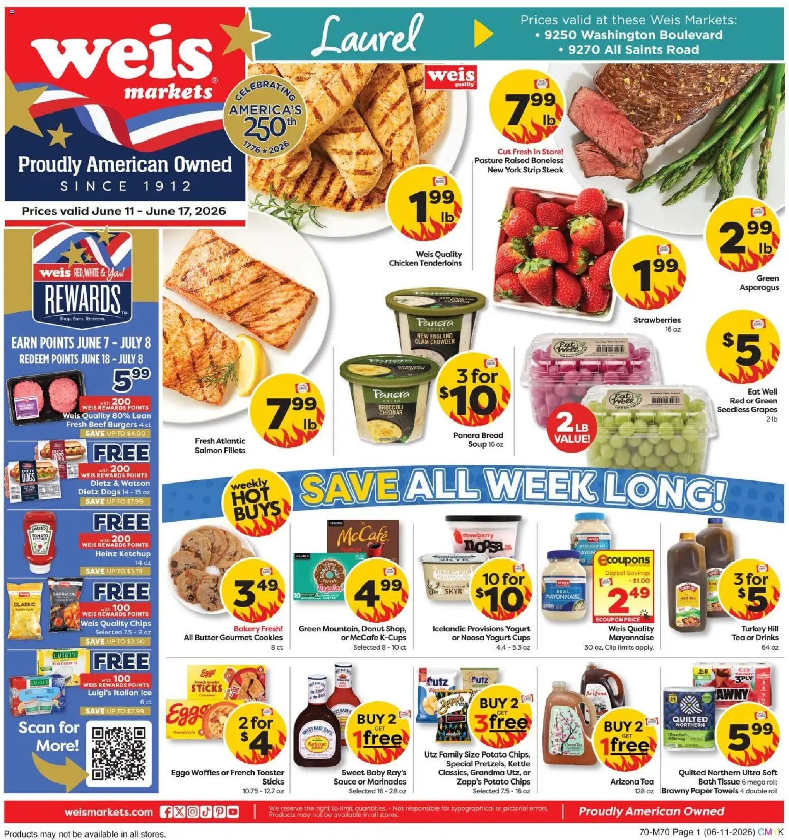 Weis offer from 06/11/2026 Weis Grand Opening