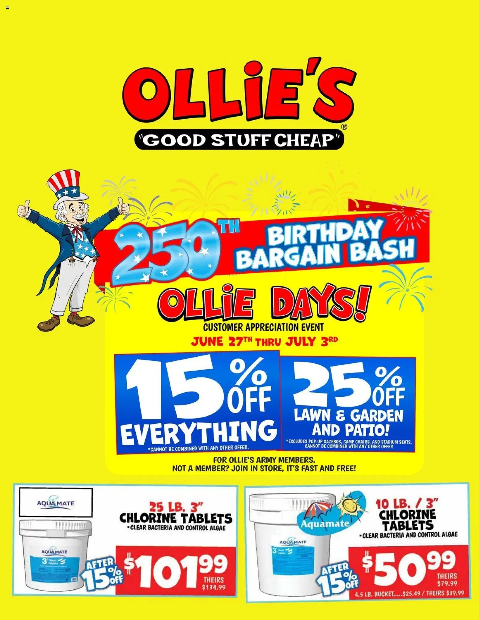 Ollie's offer from 06/29/2026 Ollie's Sale Ad