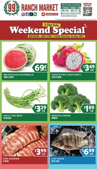99 Ranch Market offer from 05/15/2026 99 Ranch Market Weekend Special