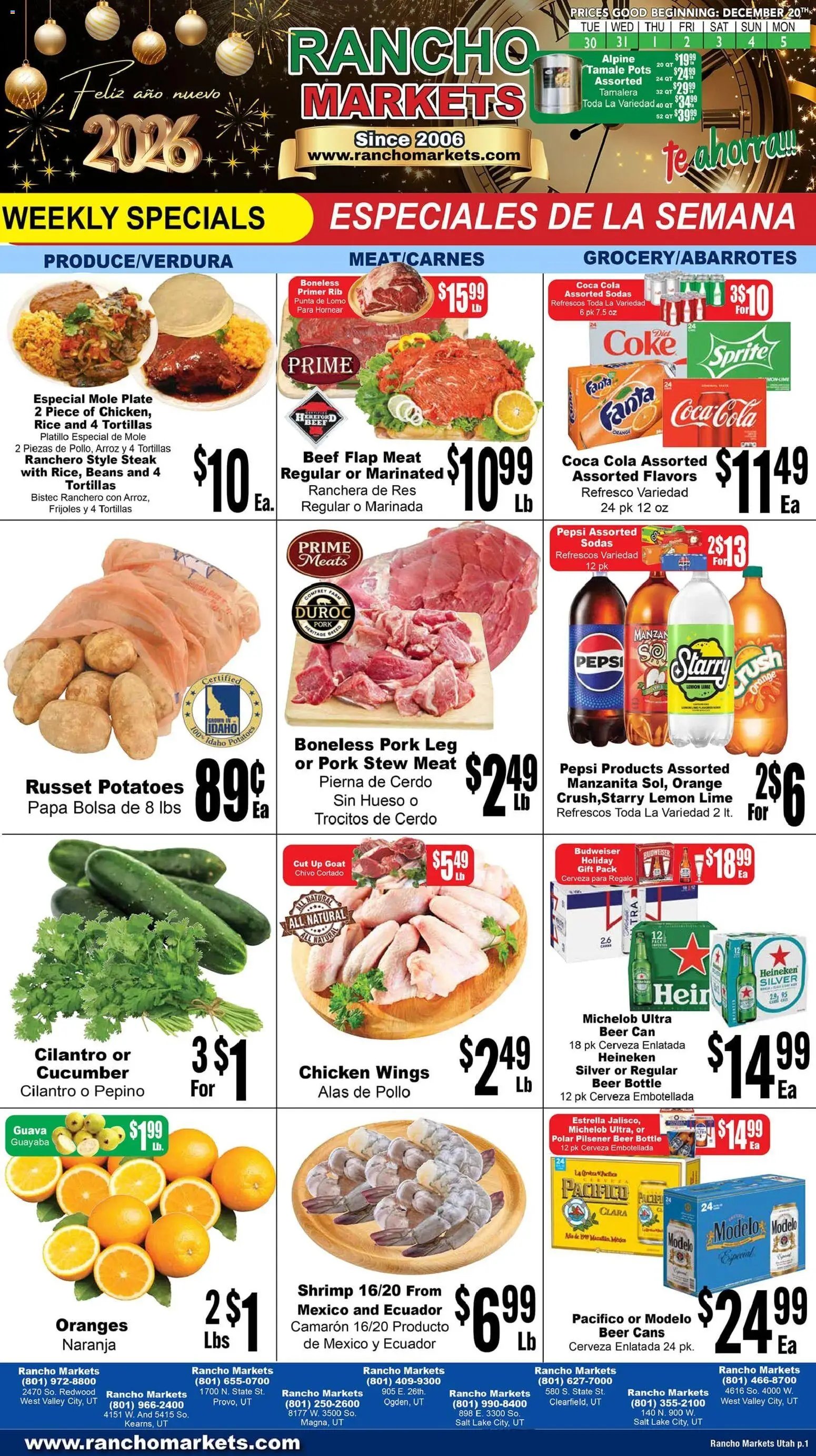 Rancho Markets offer from 12/30/2025 Weekly Ad