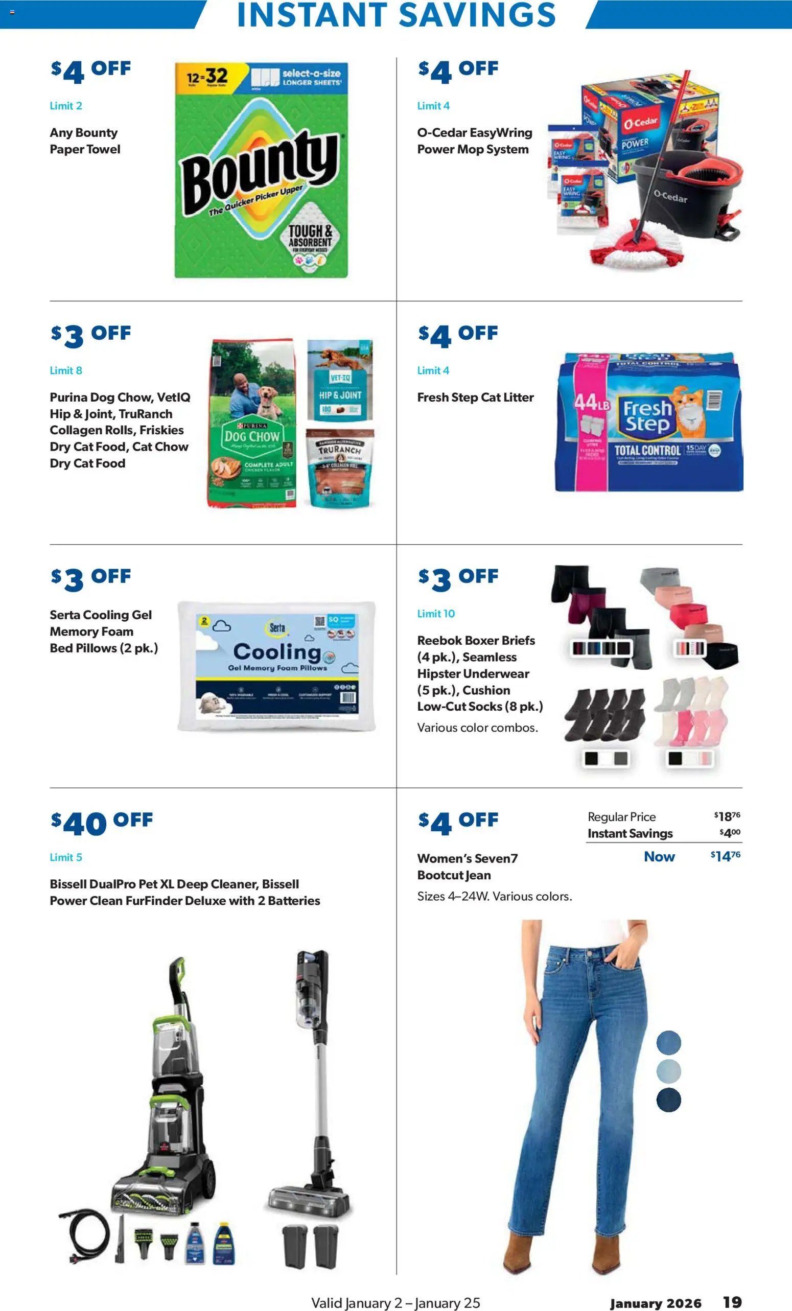 Sam's Club offer from 01/02/2026 Instant Savings Book January
