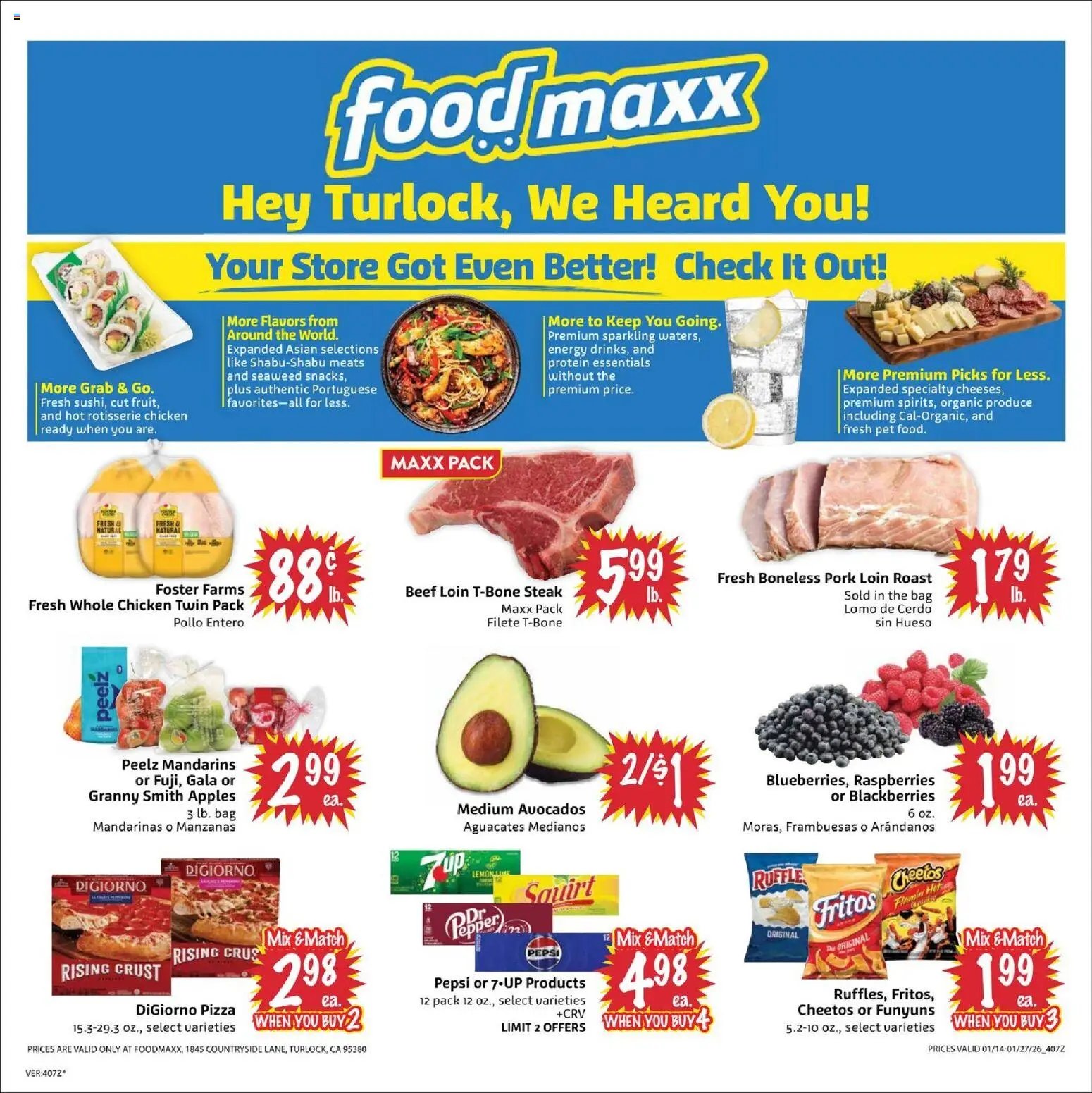 FoodMaxx offer from 01/14/2026 Ad