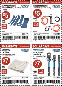 Harbor Freight offer from 01/01/2026 Dollar Days