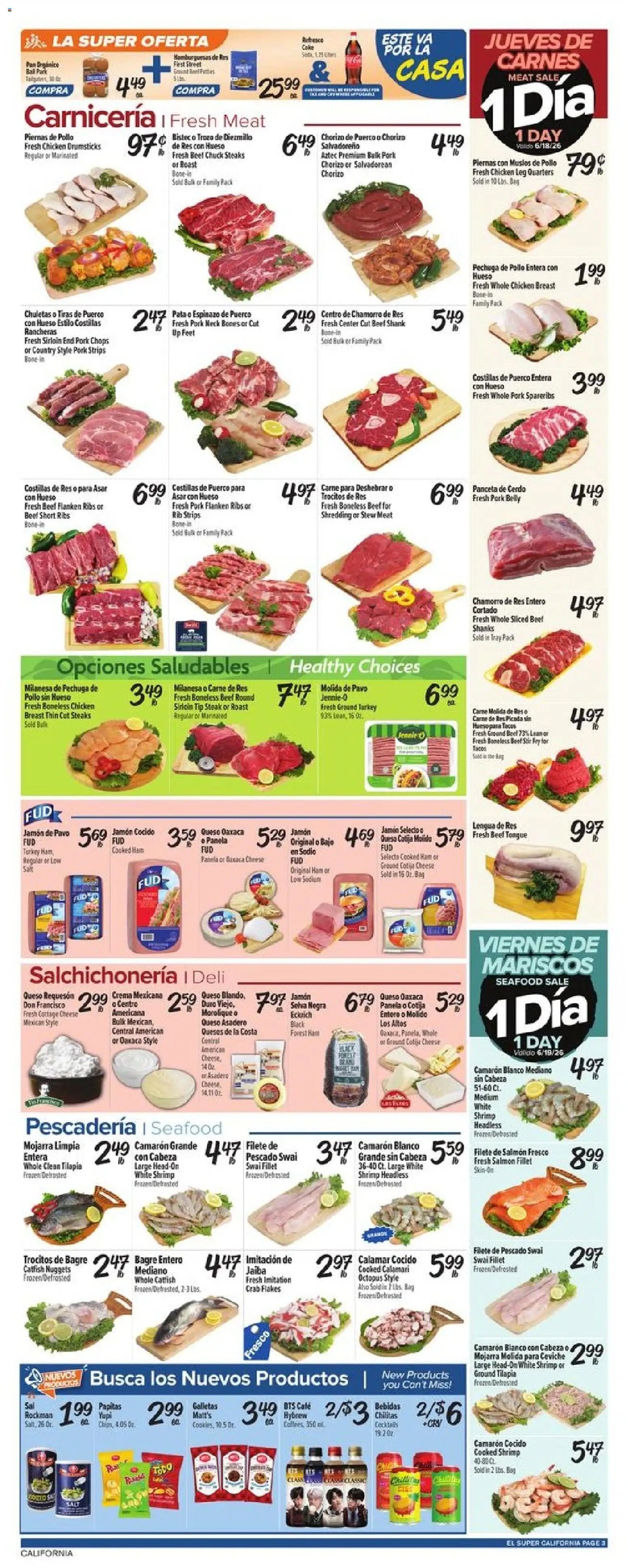 El Super offer from 06/17/2026 El Super Weekly Ad - CA