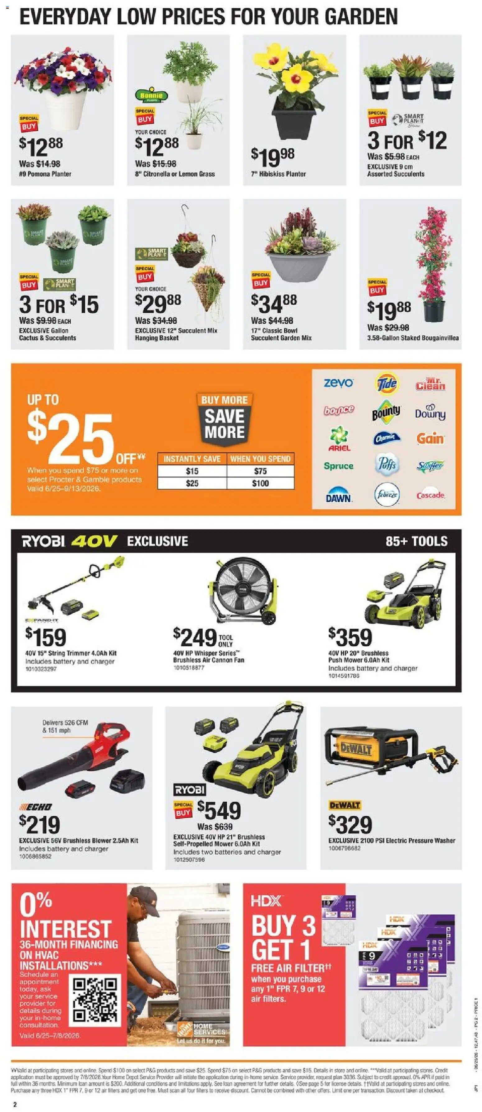 Home Depot offer from 06/25/2026 Home Depot Local Ad