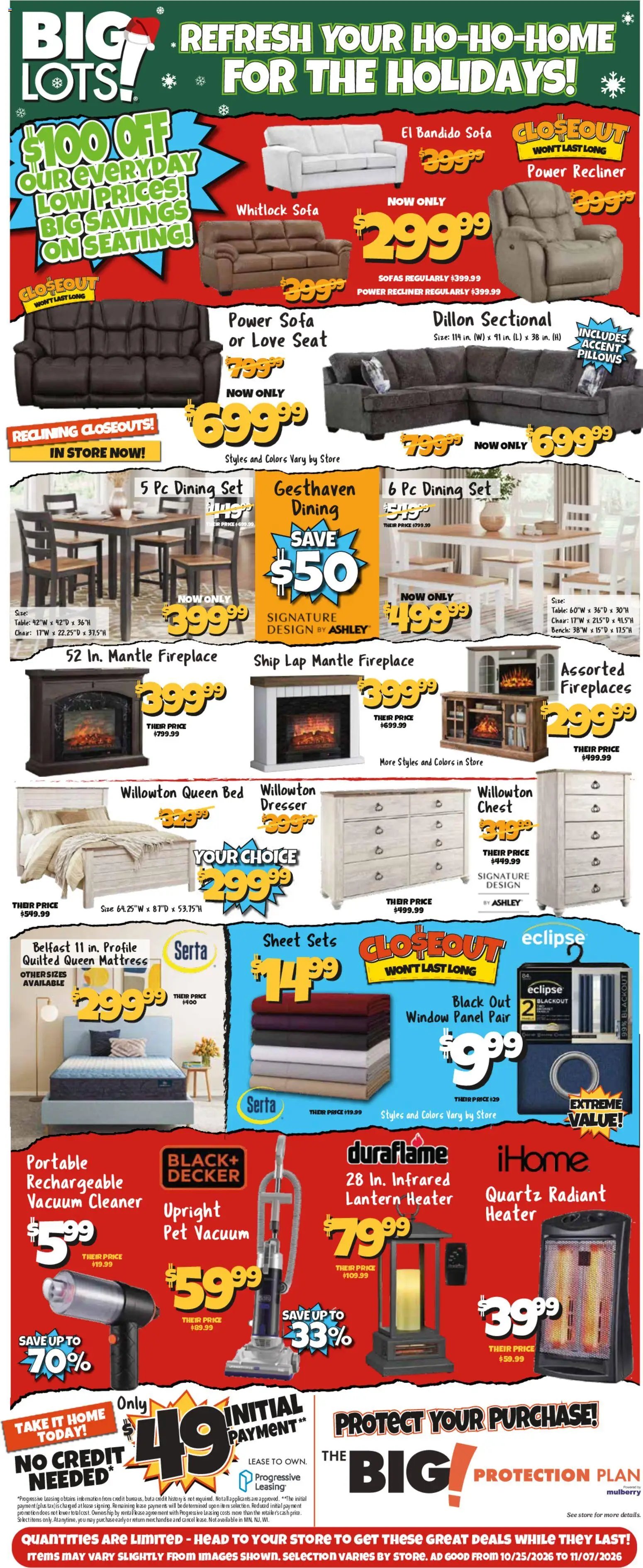 Big Lots Weekly Ad from 10/25/2026 - Flyer