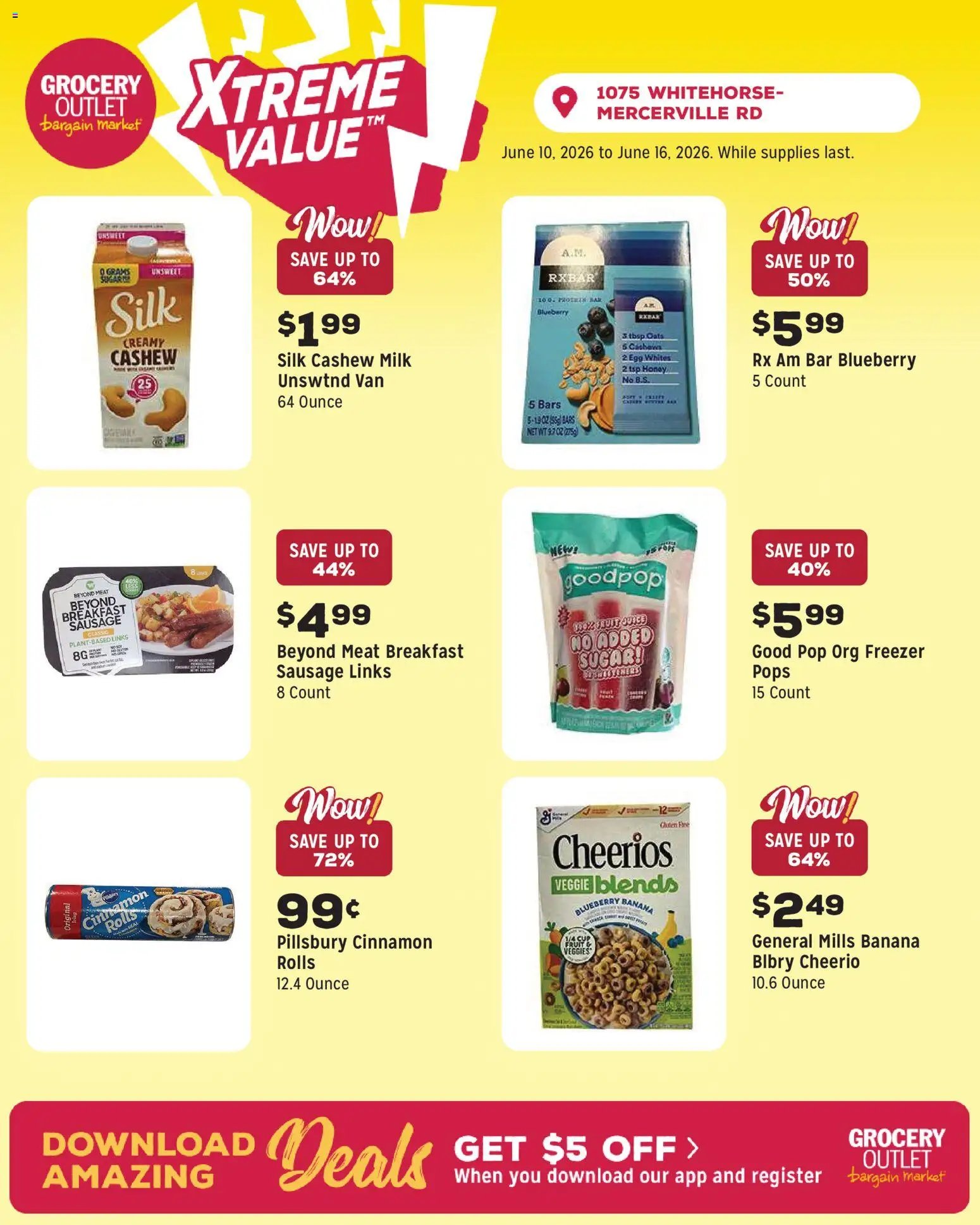 Grocery Outlet offer from 06/10/2026 Grocery Outlet Weekly Ad - NJ