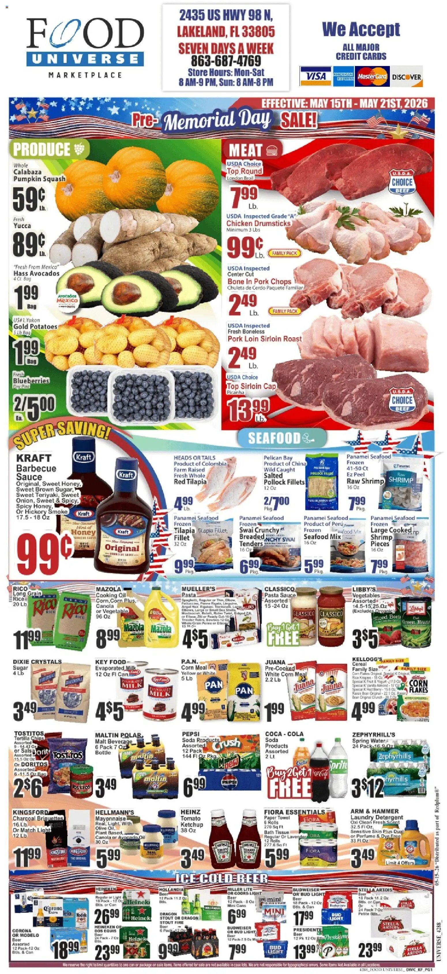 Food Universe offer from 05/15/2026 Food Universe Weekly Ad