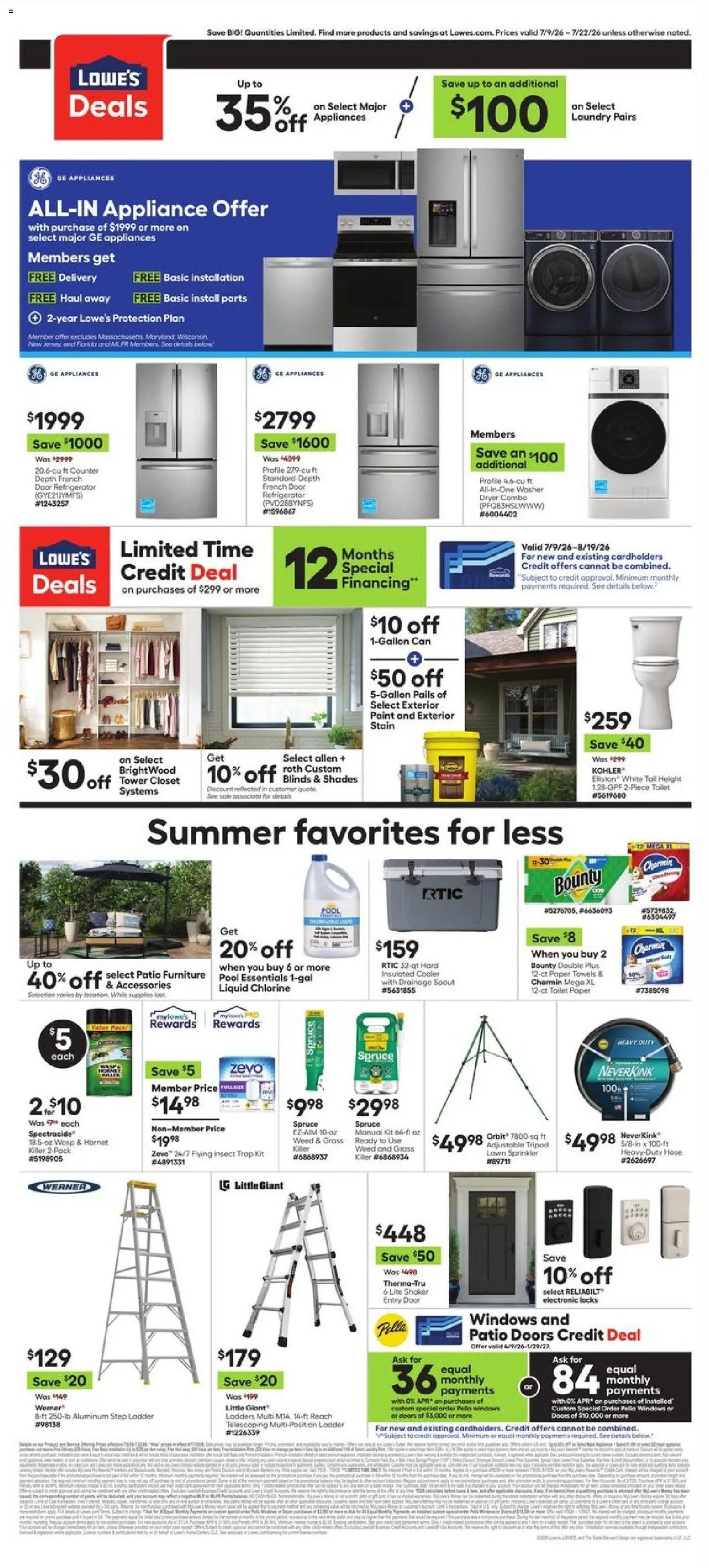 Lowe's offer from 07/09/2026 Lowe's Weekly Ad