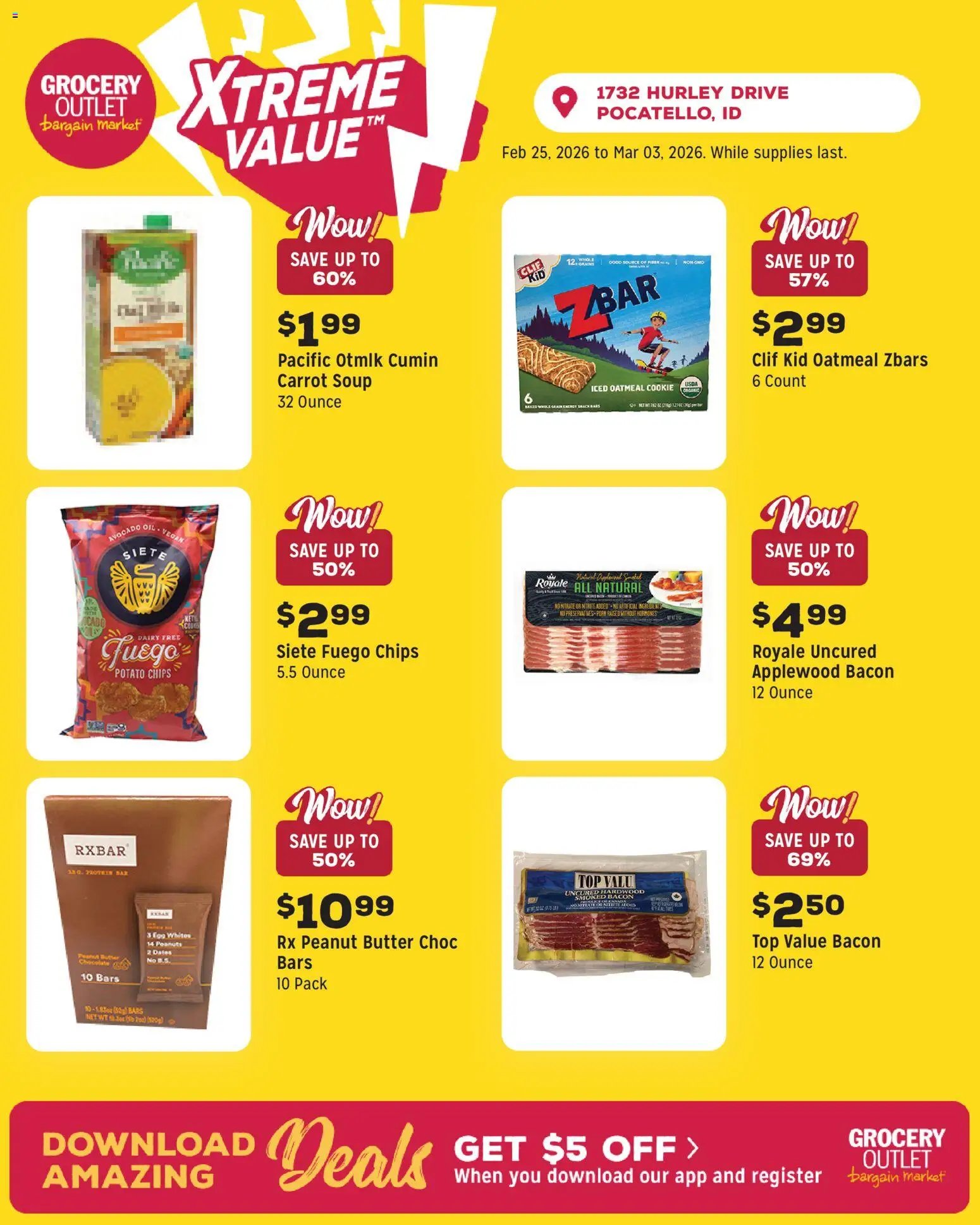 Grocery Outlet offer from 02/25/2026 Weekly Ad - ID