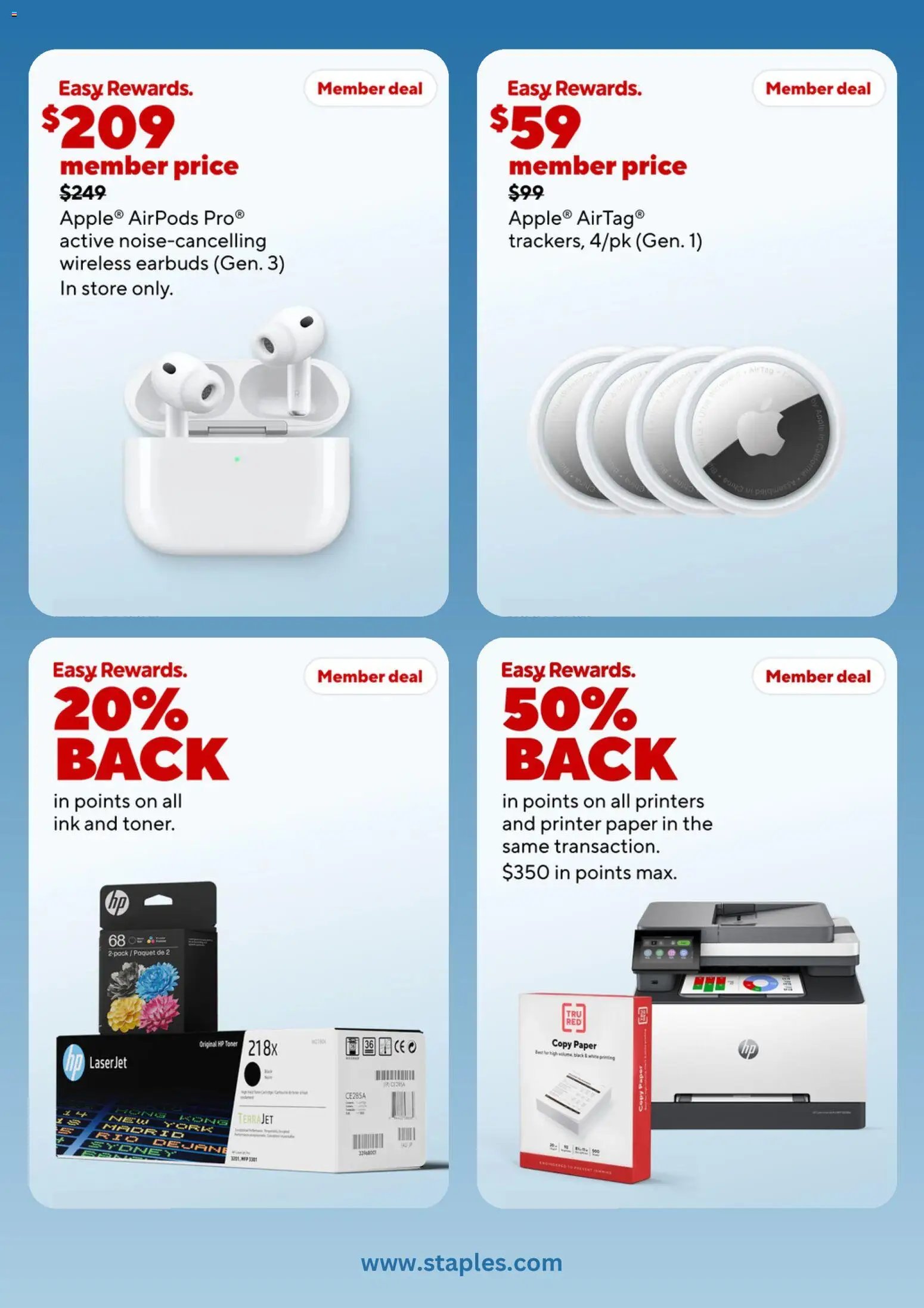 Staples offer from 03/15/2026 Staples Weekly Ad