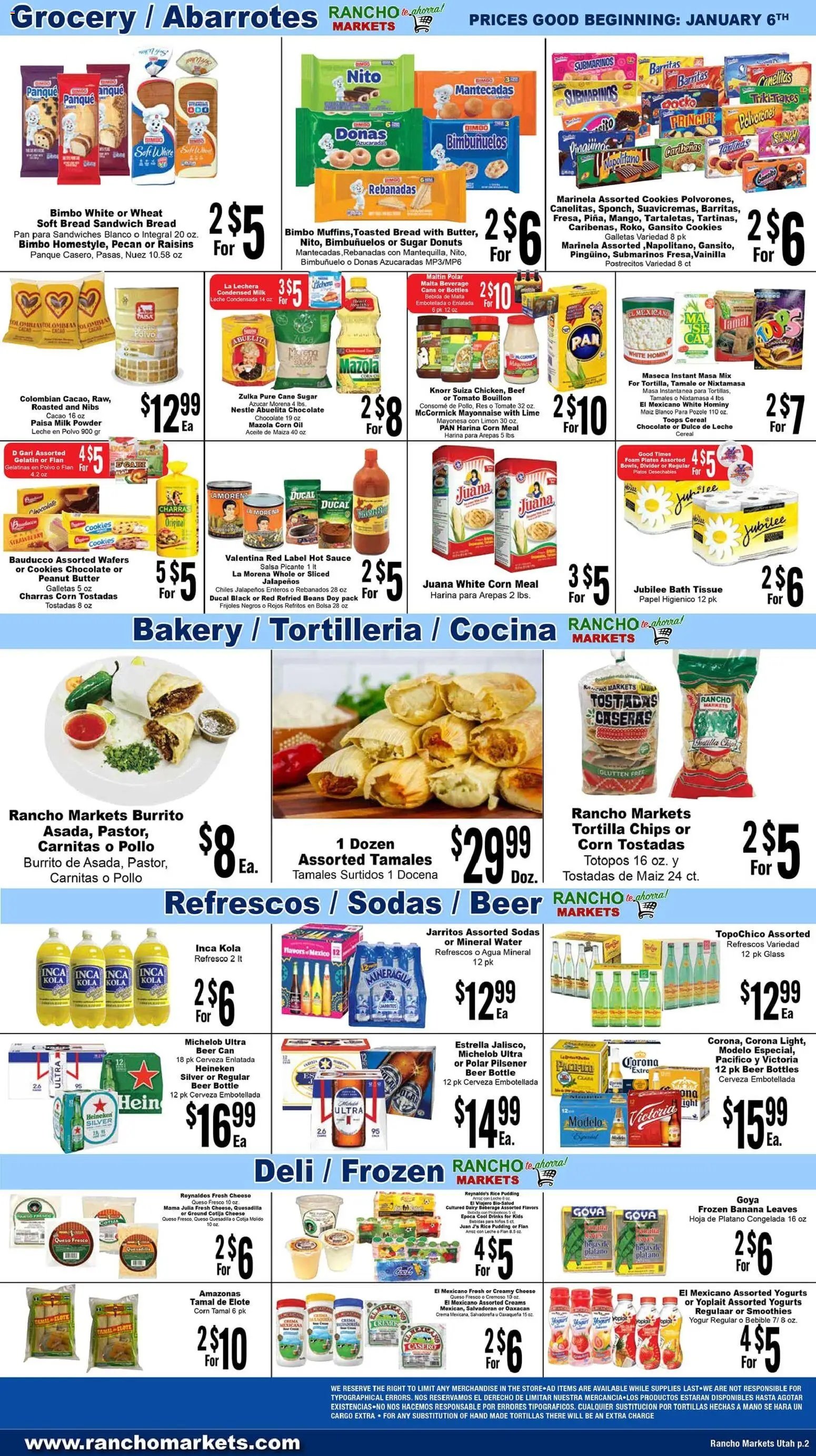 Rancho Markets offer from 01/06/2026 Weekly Ad