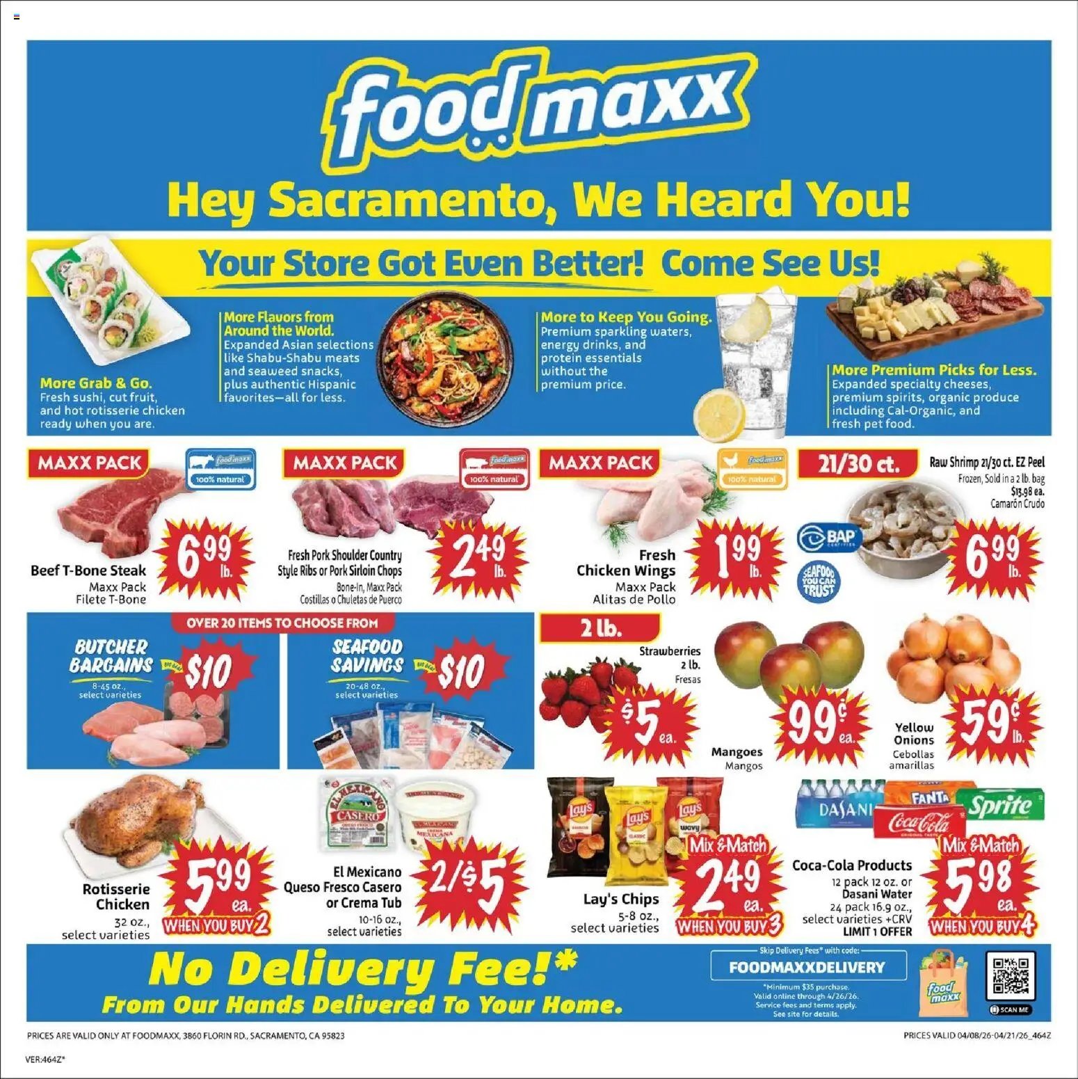 FoodMaxx offer from 04/08/2026 FoodMaxx Weekly Ad - CA