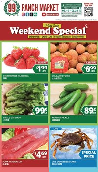 99 Ranch Market offer from 06/19/2026 99 Ranch Market Weekend Special