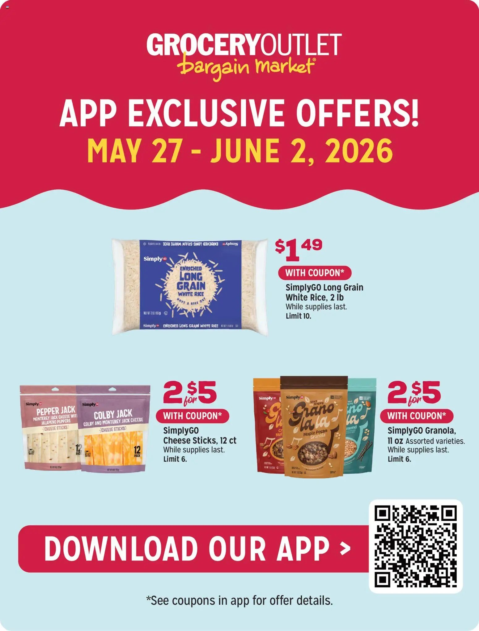 Grocery Outlet offer from 05/27/2026 Grocery Outlet Weekly Ad