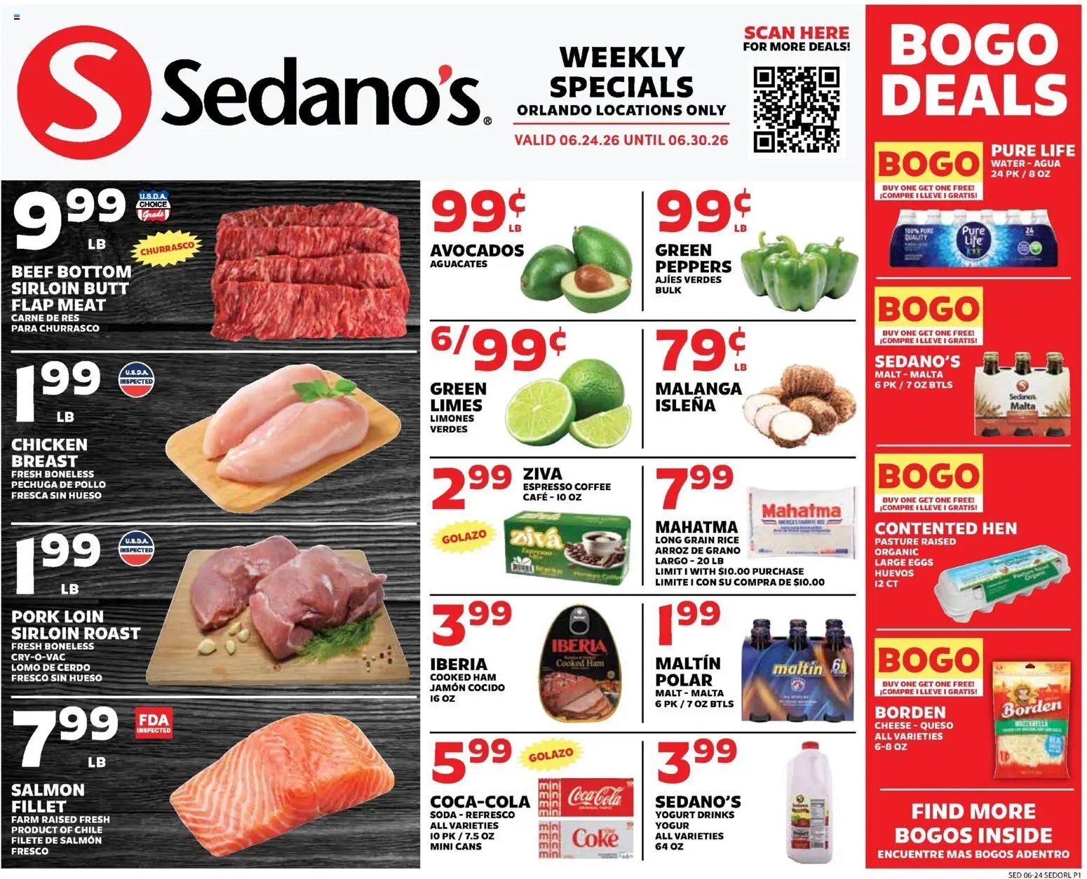 Sedano's offer from 06/24/2026 Sedano's Weekly Ad