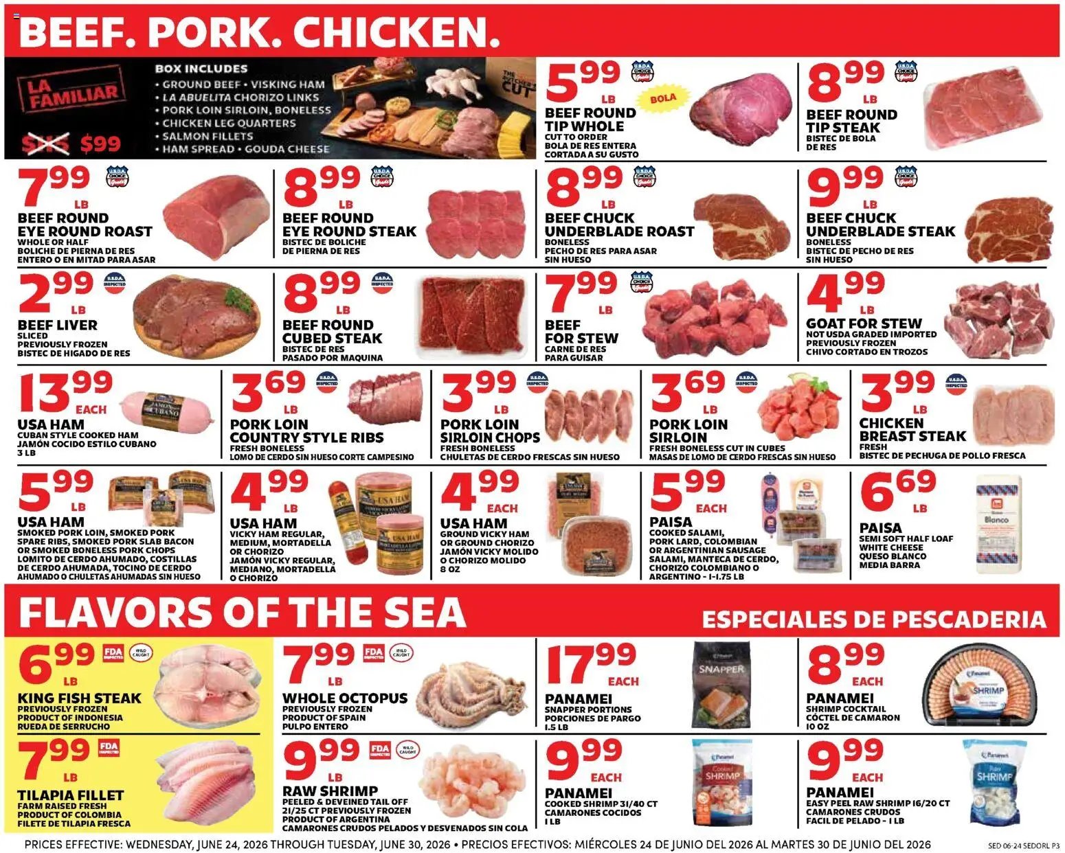 Sedano's offer from 06/24/2026 Sedano's Weekly Ad