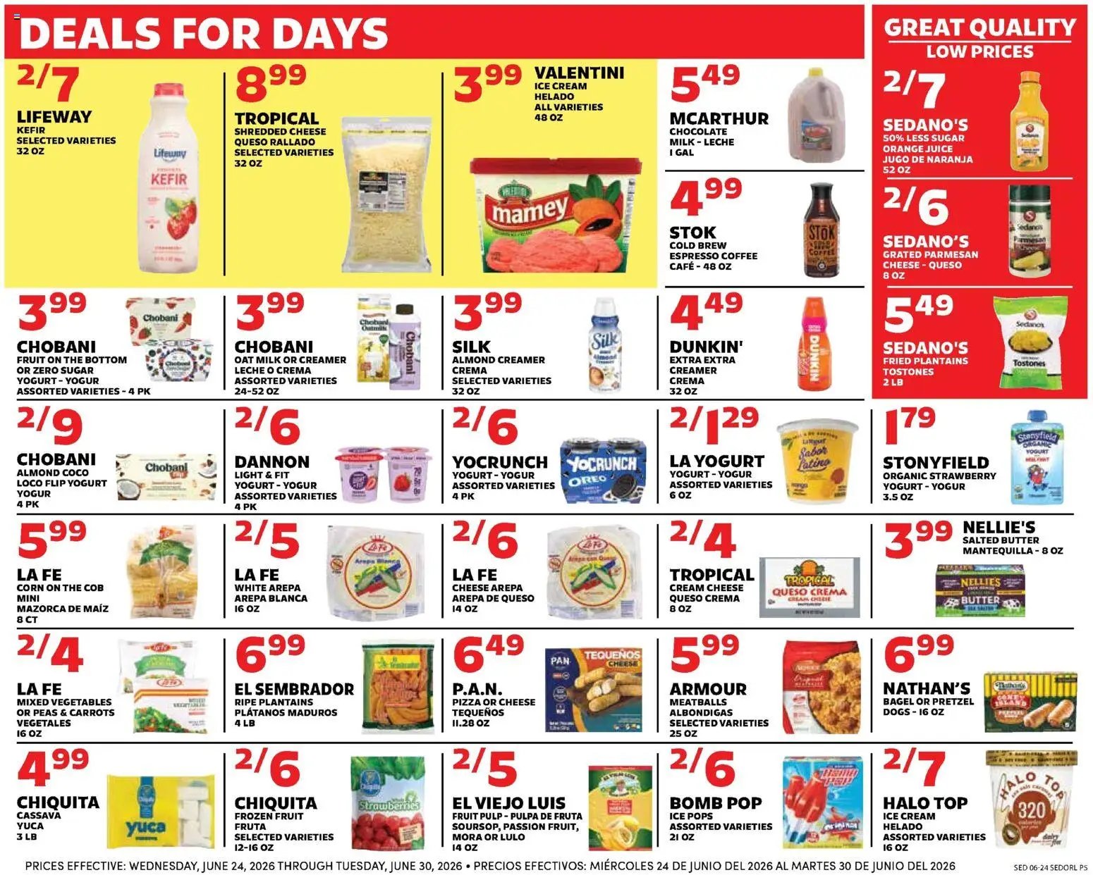 Sedano's offer from 06/24/2026 Sedano's Weekly Ad