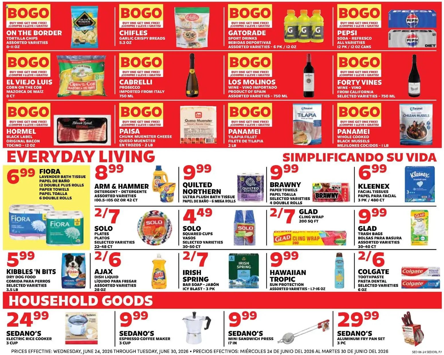 Sedano's offer from 06/24/2026 Sedano's Weekly Ad