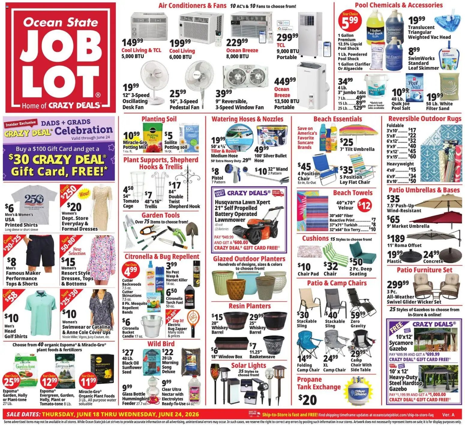 Ocean State Job Lot offer from 06/18/2026 Ocean State Job Lot Weekly Ad