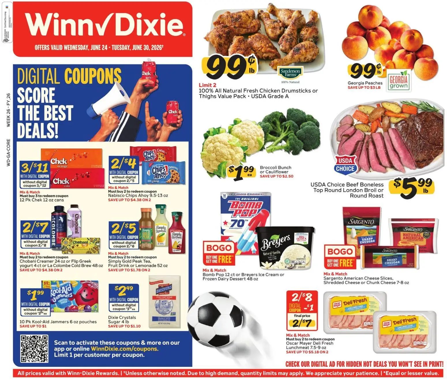 Winn Dixie offer from 06/24/2026 Winn Dixie Weekly Ad