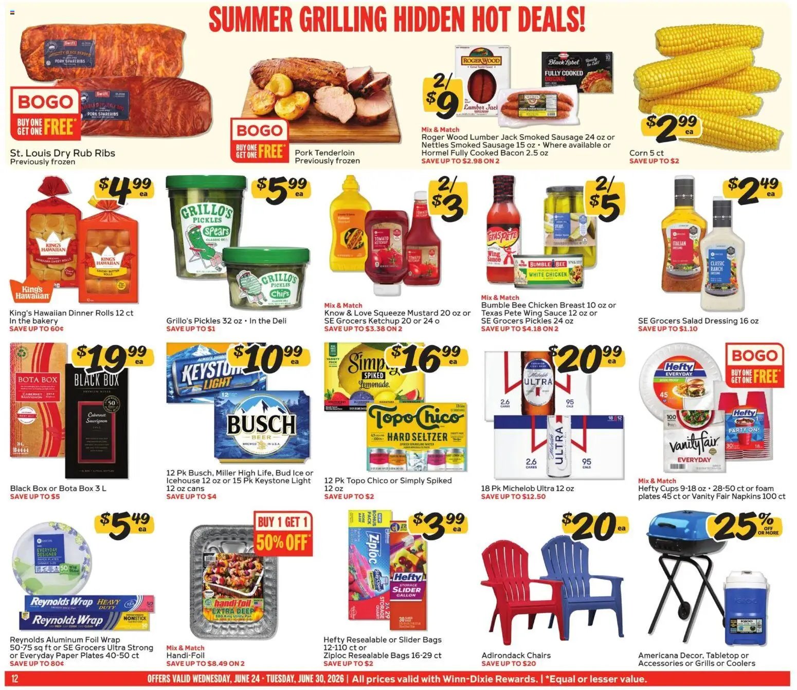 Winn Dixie offer from 06/24/2026 Winn Dixie Weekly Ad
