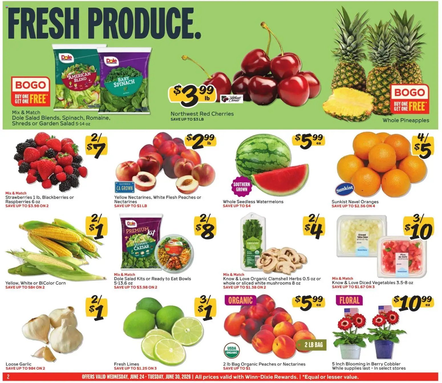 Winn Dixie offer from 06/24/2026 Winn Dixie Weekly Ad